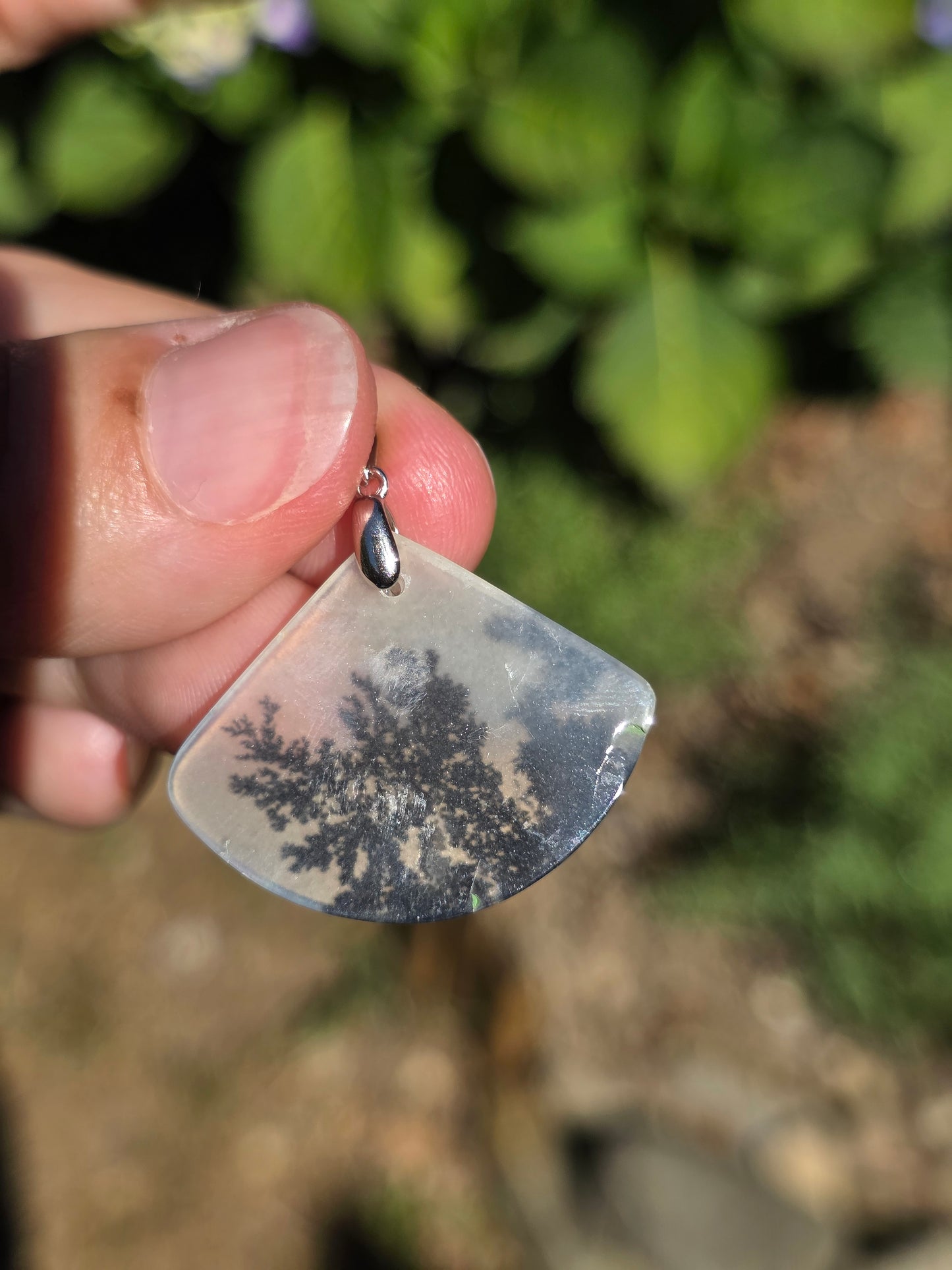 Pendentif Agate dendritique de Turquie n°4