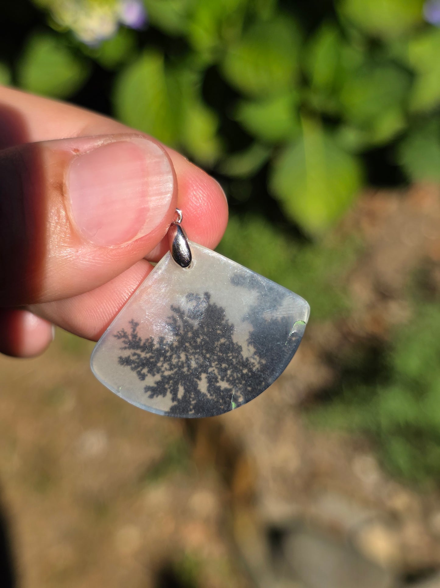 Pendentif Agate dendritique de Turquie n°4