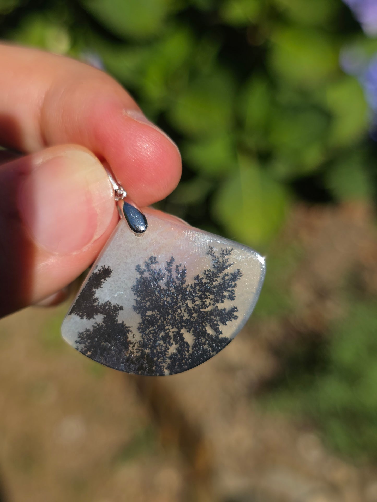 Pendentif Agate dendritique de Turquie n°4