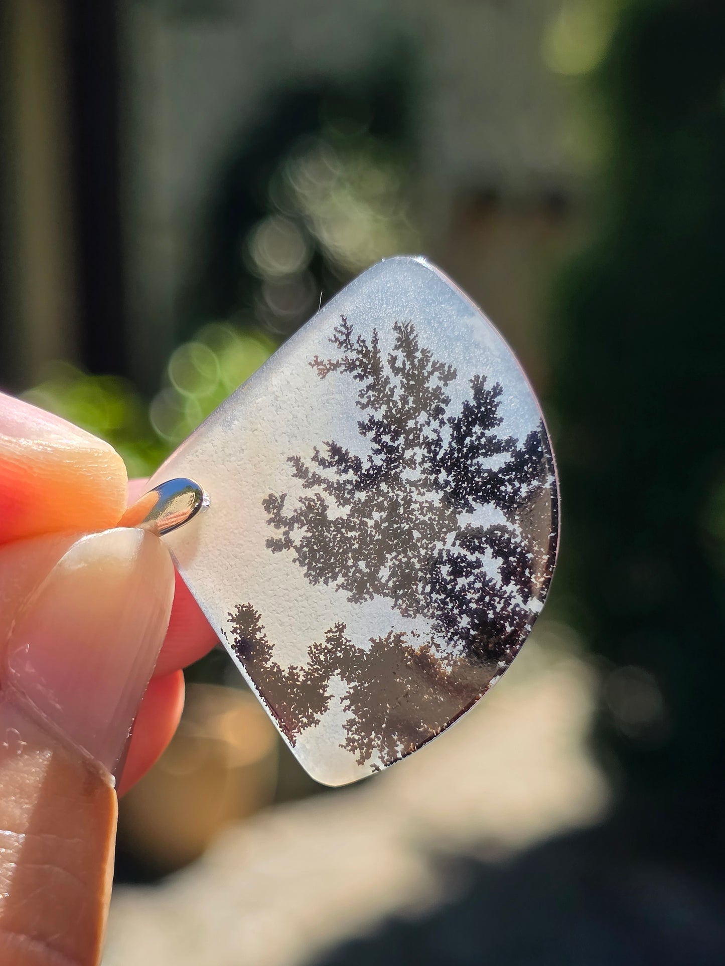 Pendentif Agate dendritique de Turquie n°4