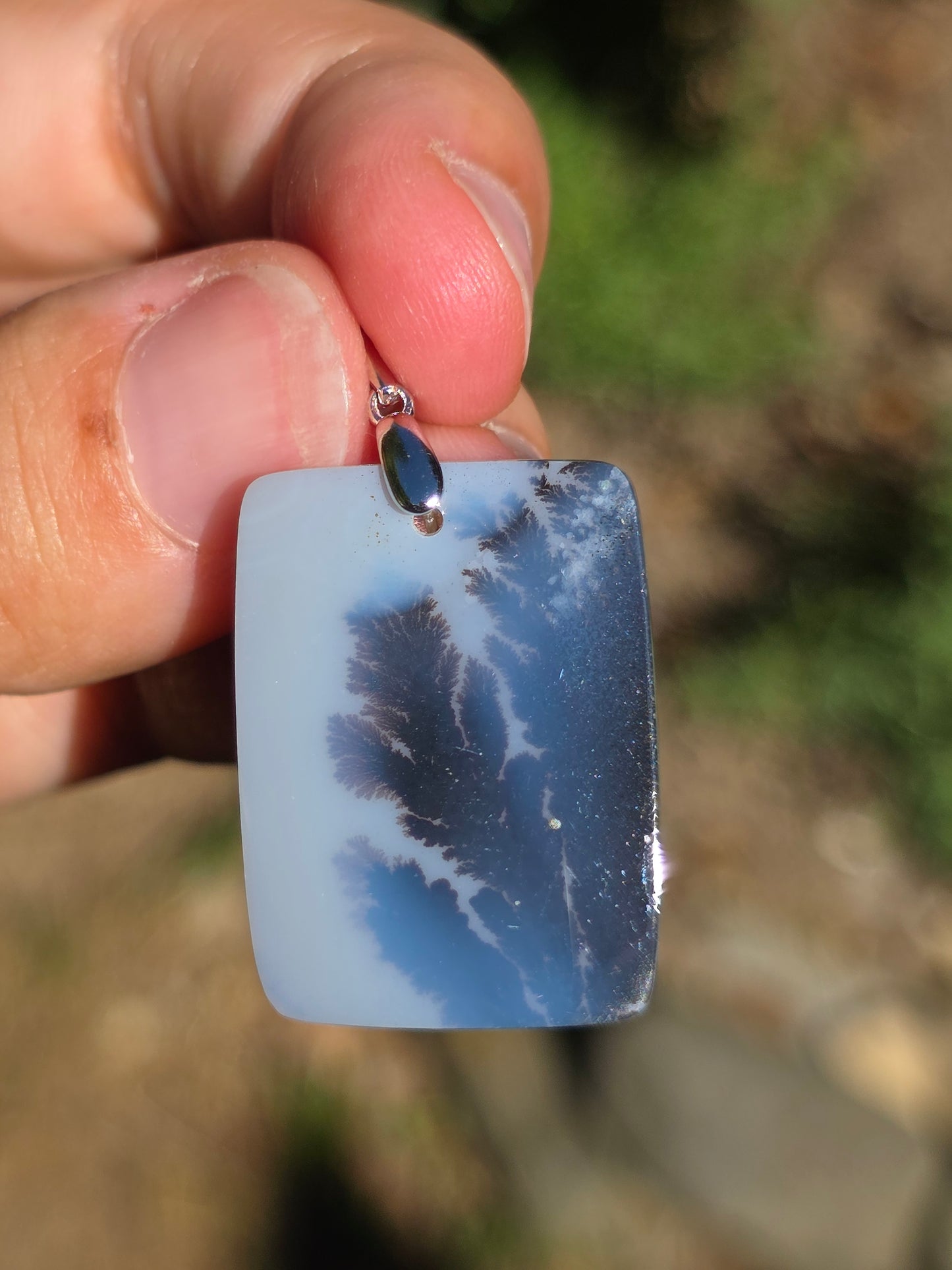 Pendentif Agate dendritique de Turquie n°5
