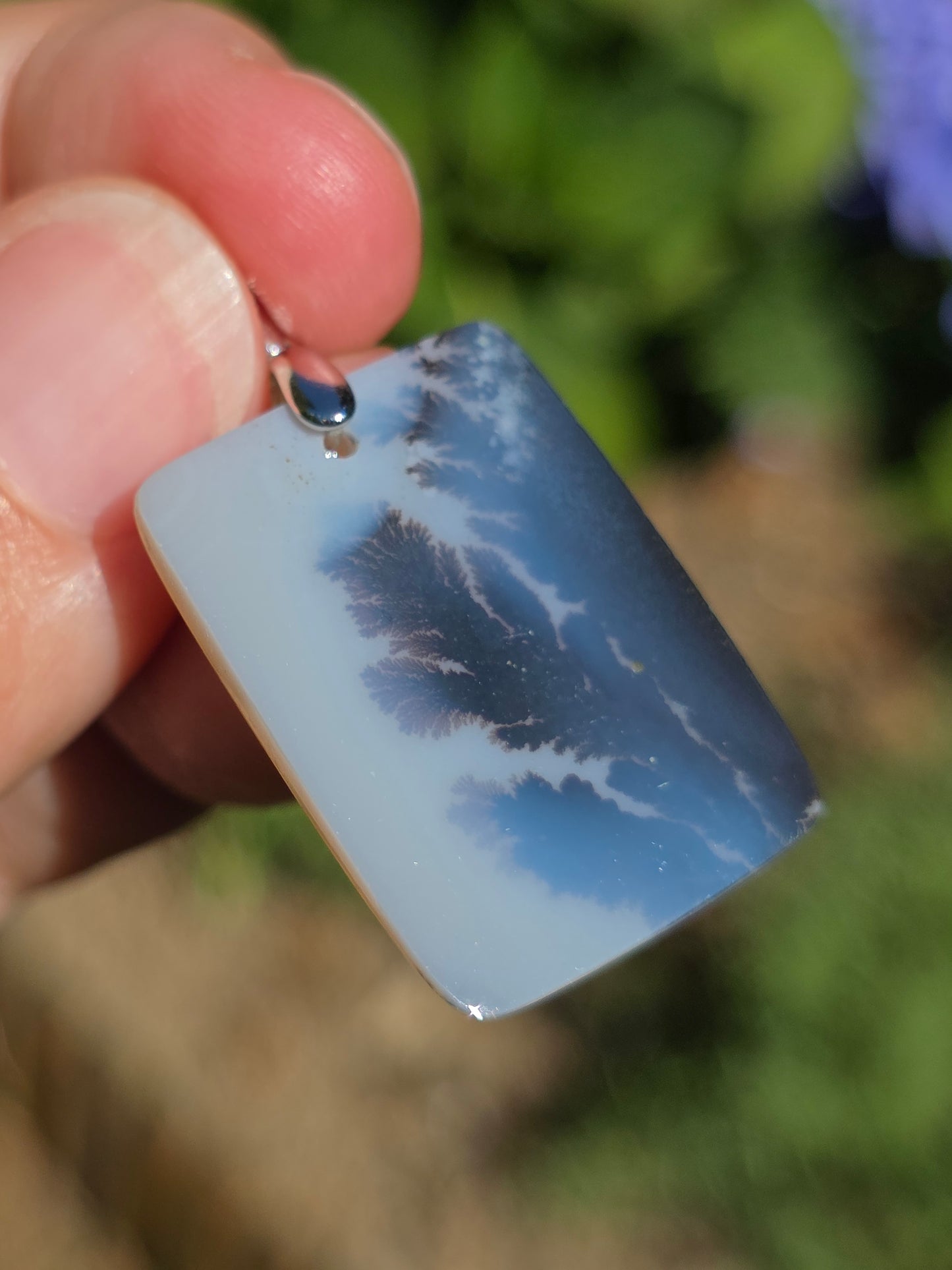 Pendentif Agate dendritique de Turquie n°5