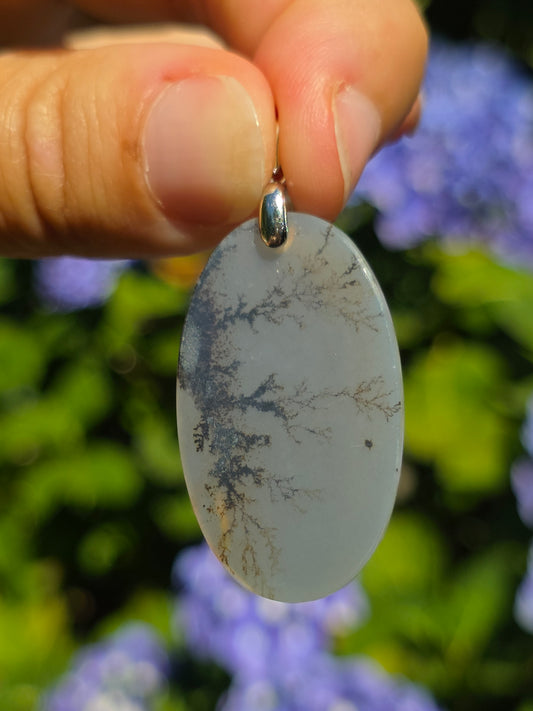 Pendentif Agate dendritique de Turquie n°6