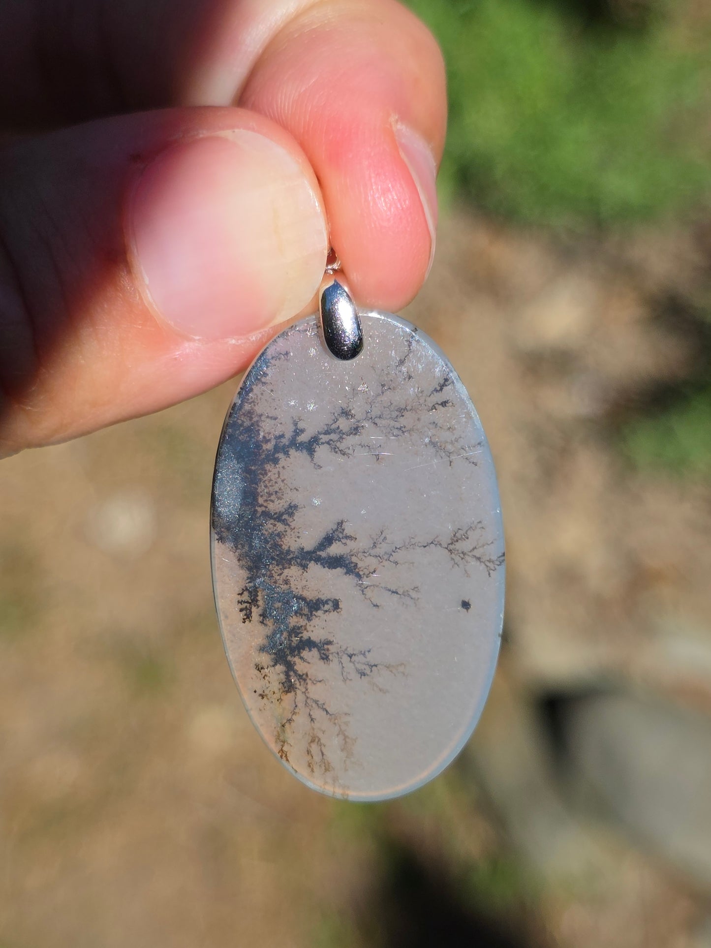 Pendentif Agate dendritique de Turquie n°6
