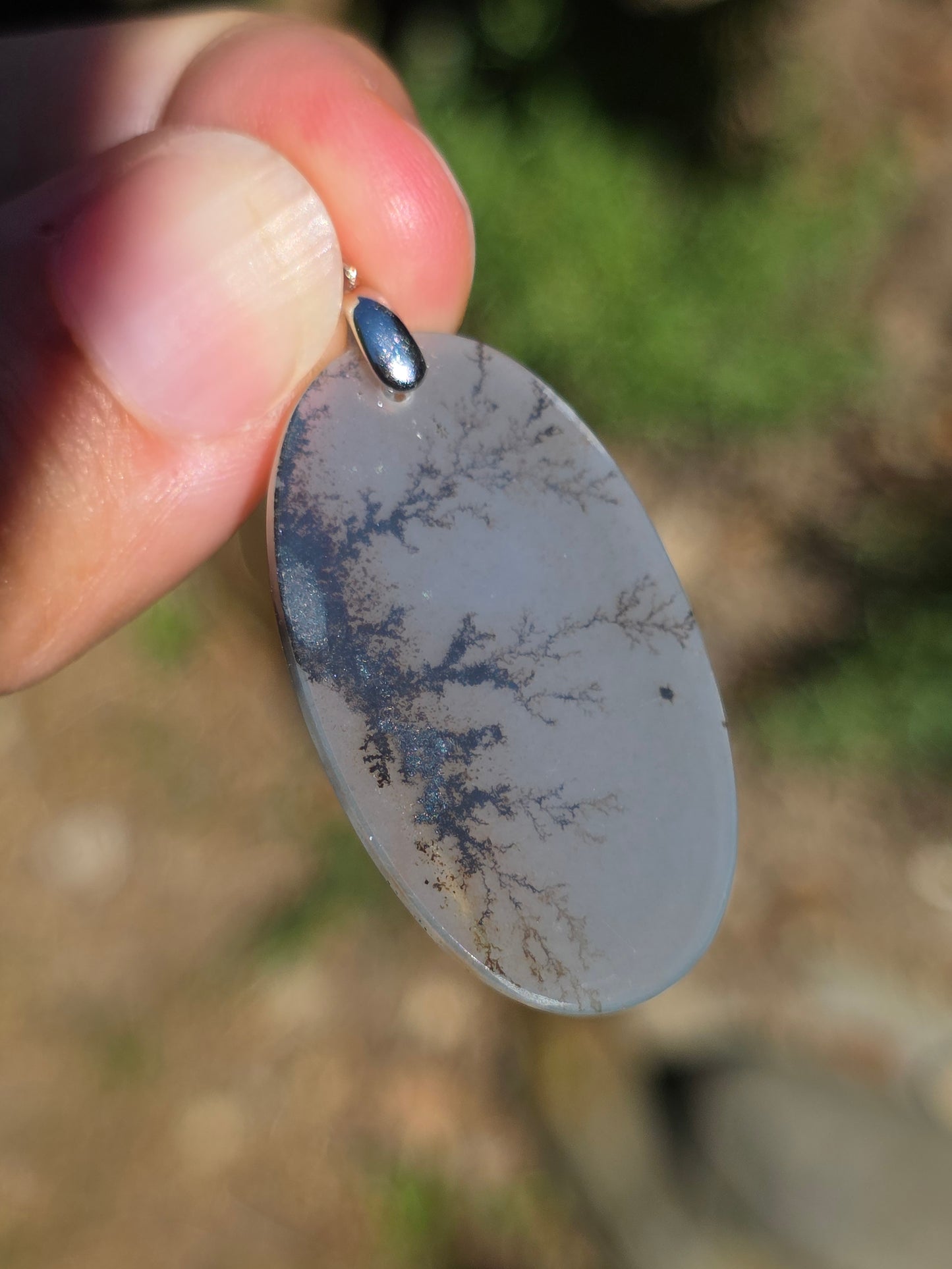 Pendentif Agate dendritique de Turquie n°6