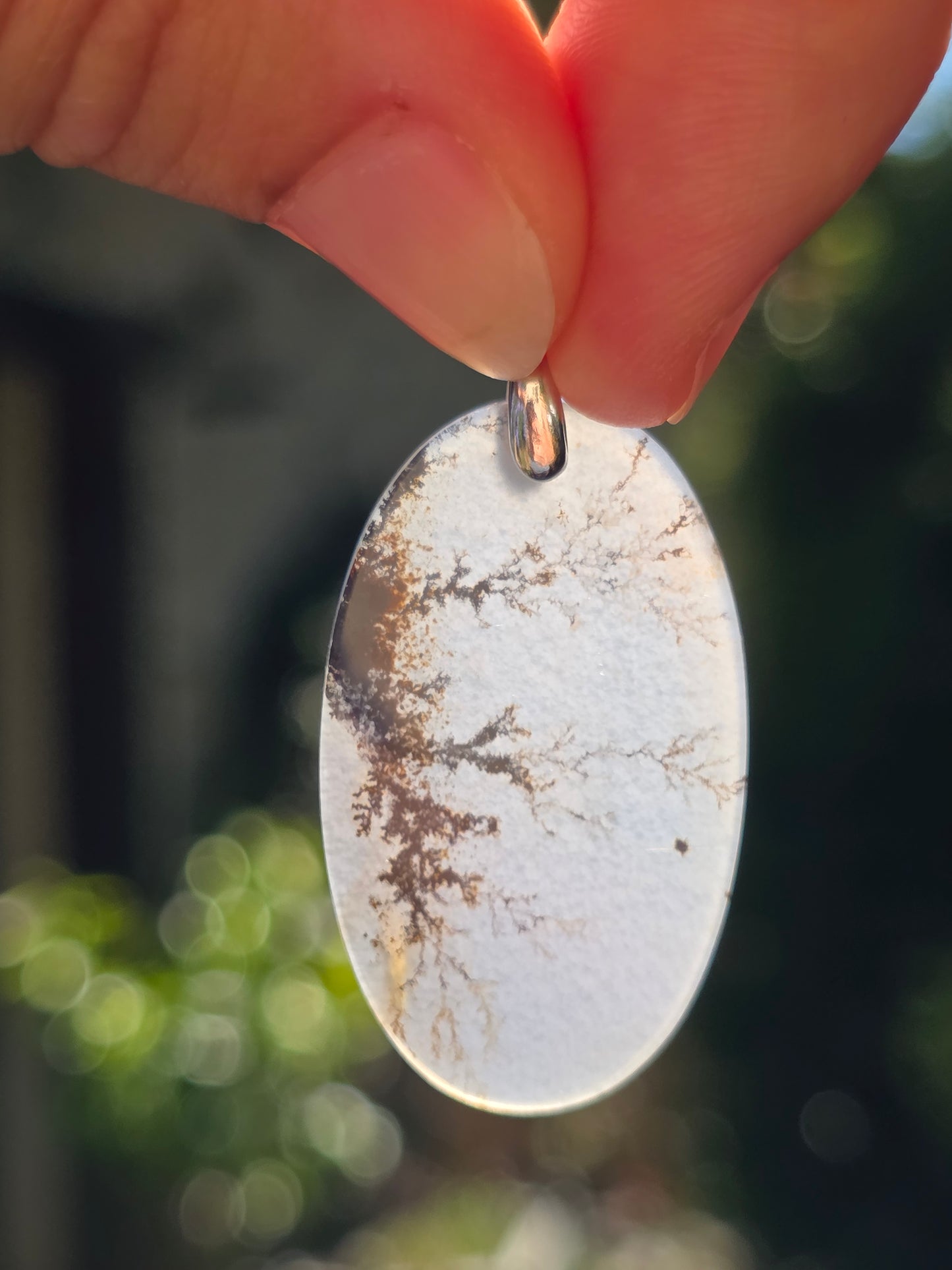 Pendentif Agate dendritique de Turquie n°6