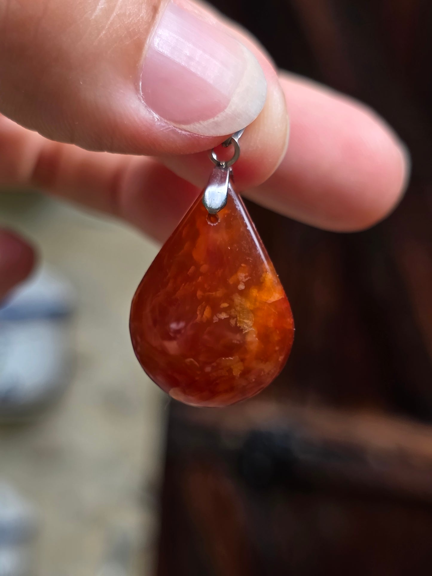 Pendentif en Cornaline n°1