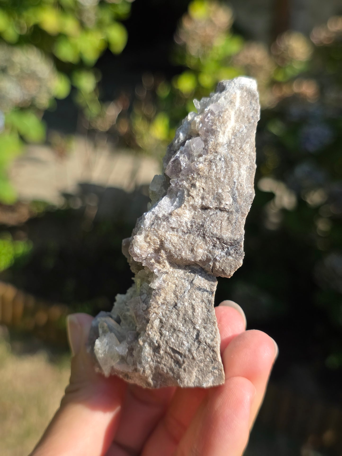Fluorite avec cristallisation de Quartz d'Espagne E