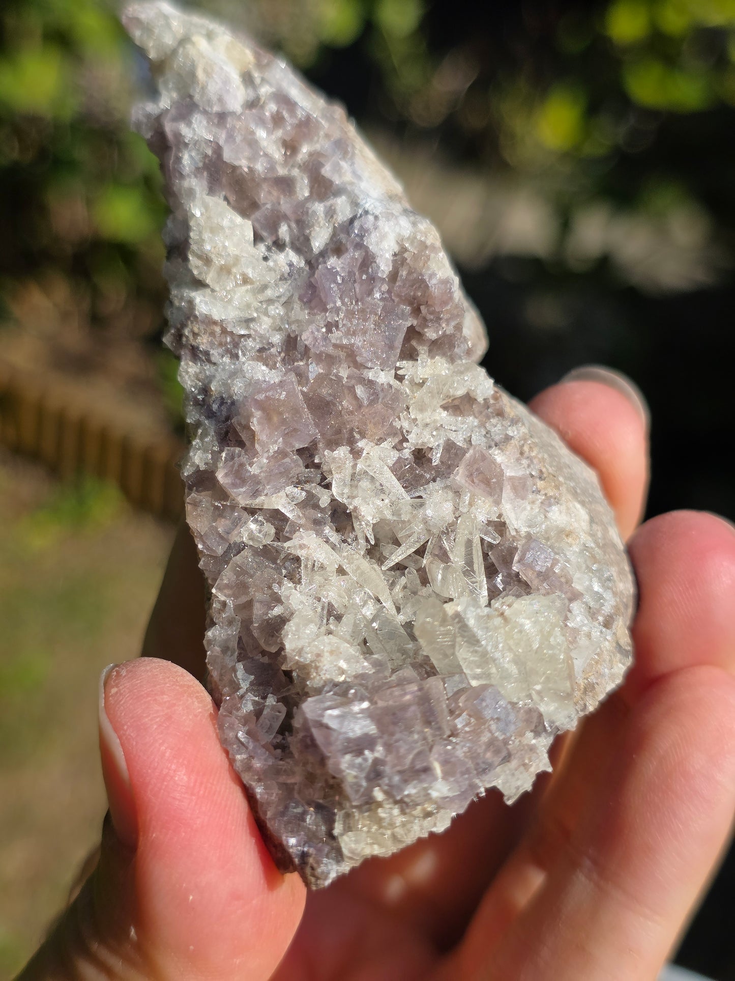 Fluorite avec cristallisation de Quartz d'Espagne E