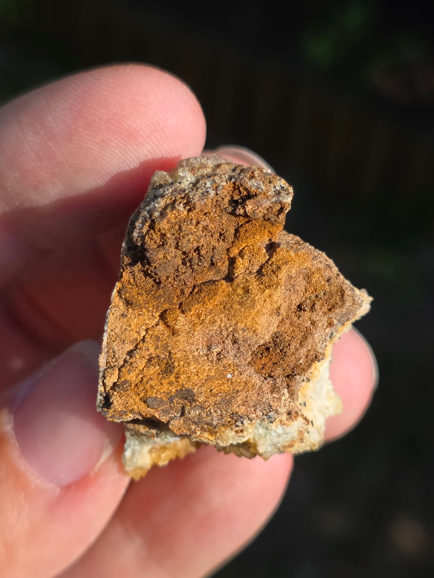 Malachite sur Quartz de l'Aveyron n°1
