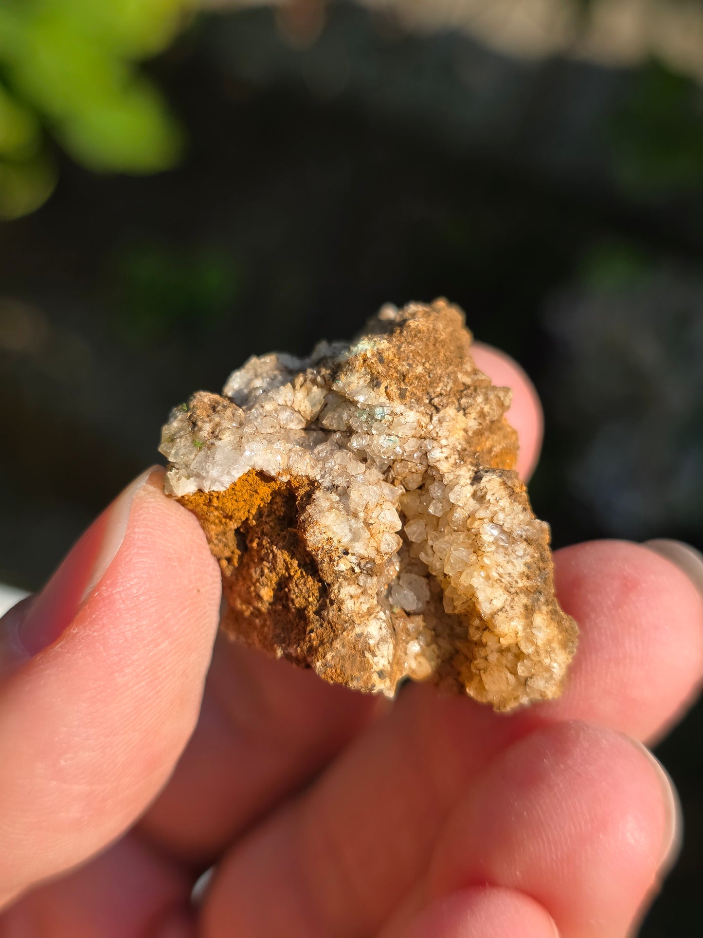 Malachite sur Quartz de l'Aveyron n°2