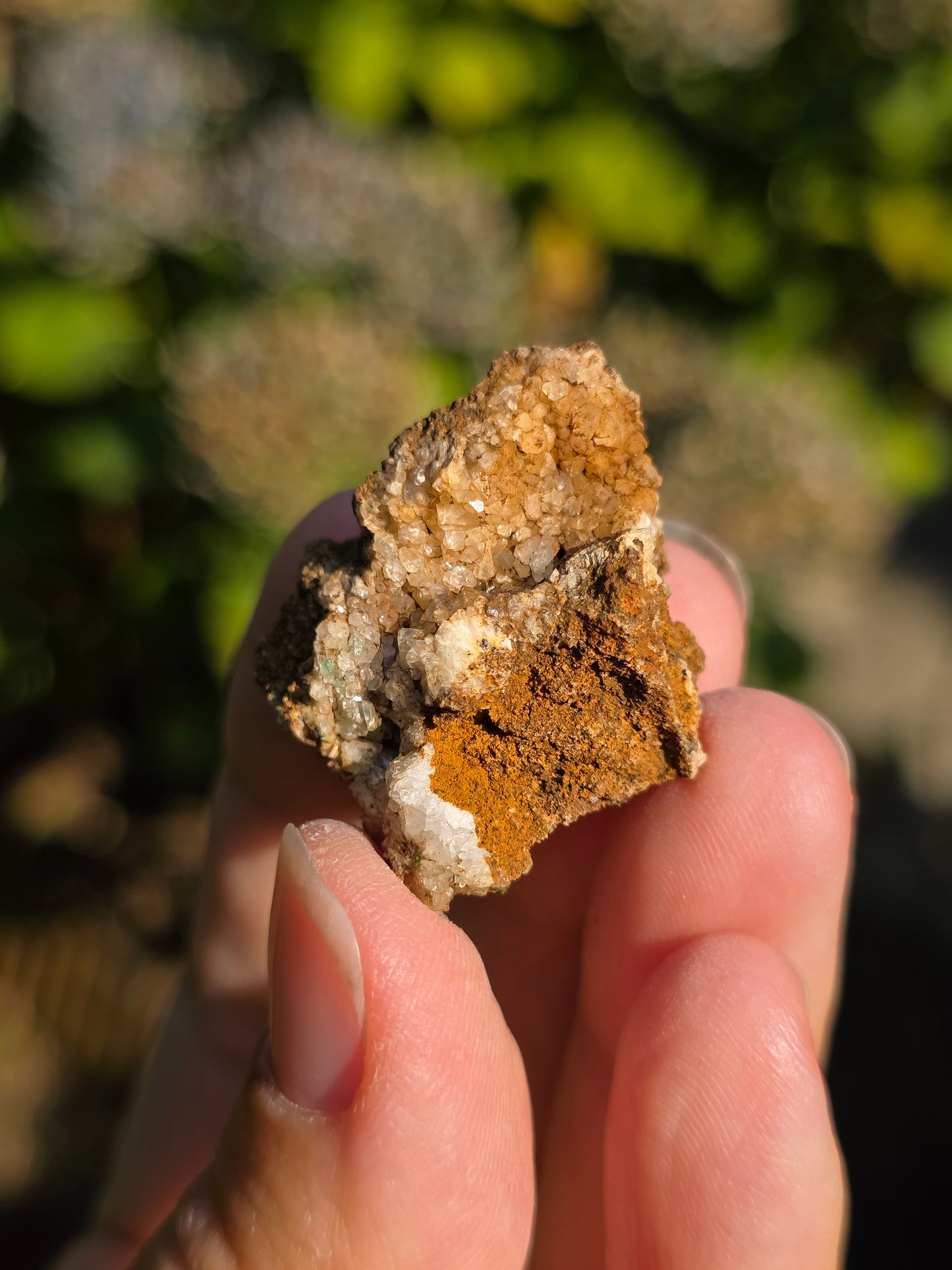 Malachite sur Quartz de l'Aveyron n°2