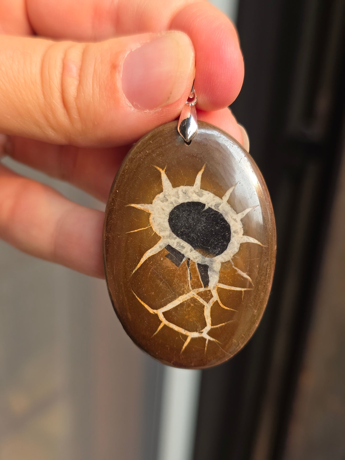 Pendentif Septaria sauvage n°2