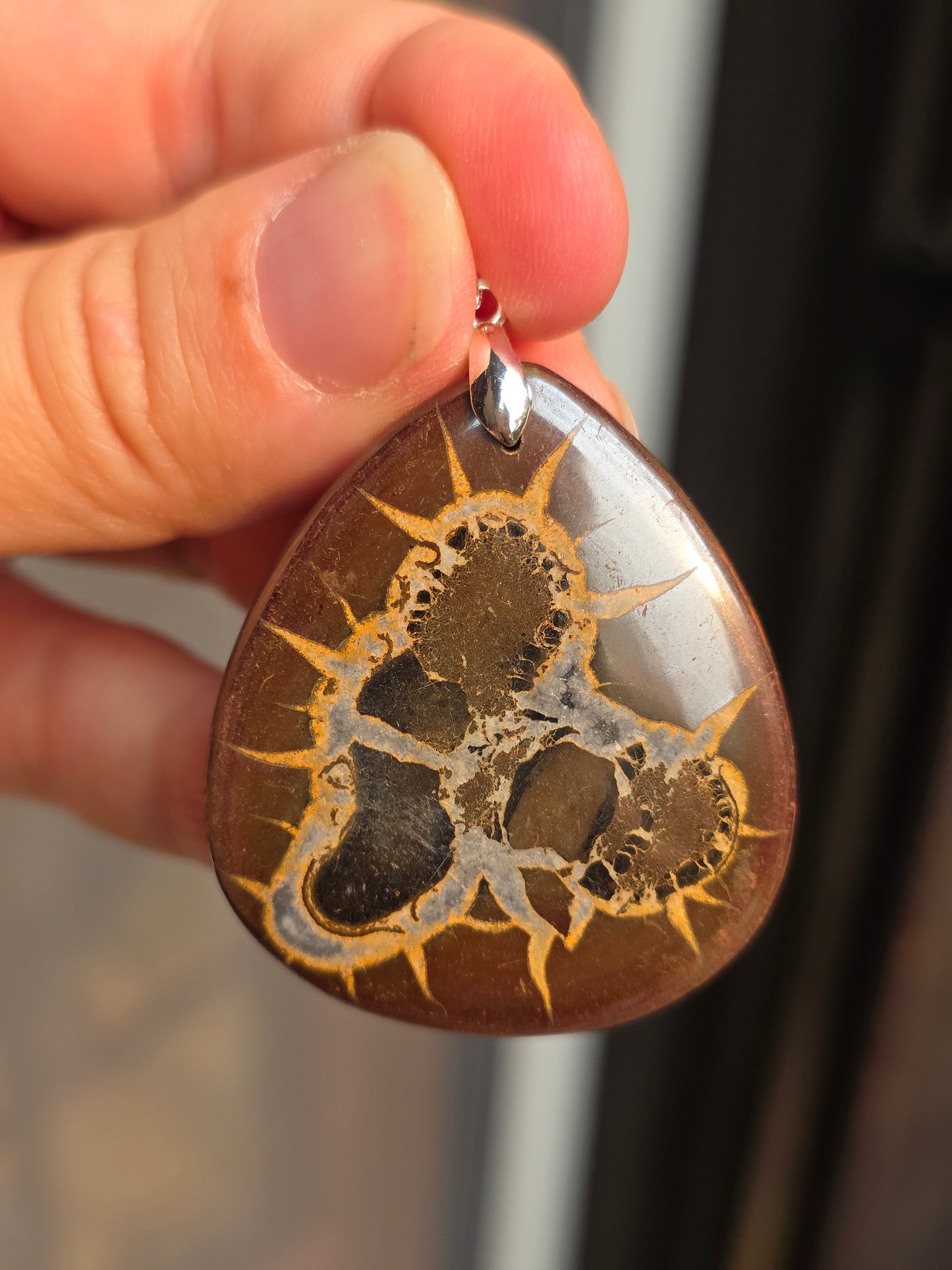 Pendentif Septaria sauvage n°3