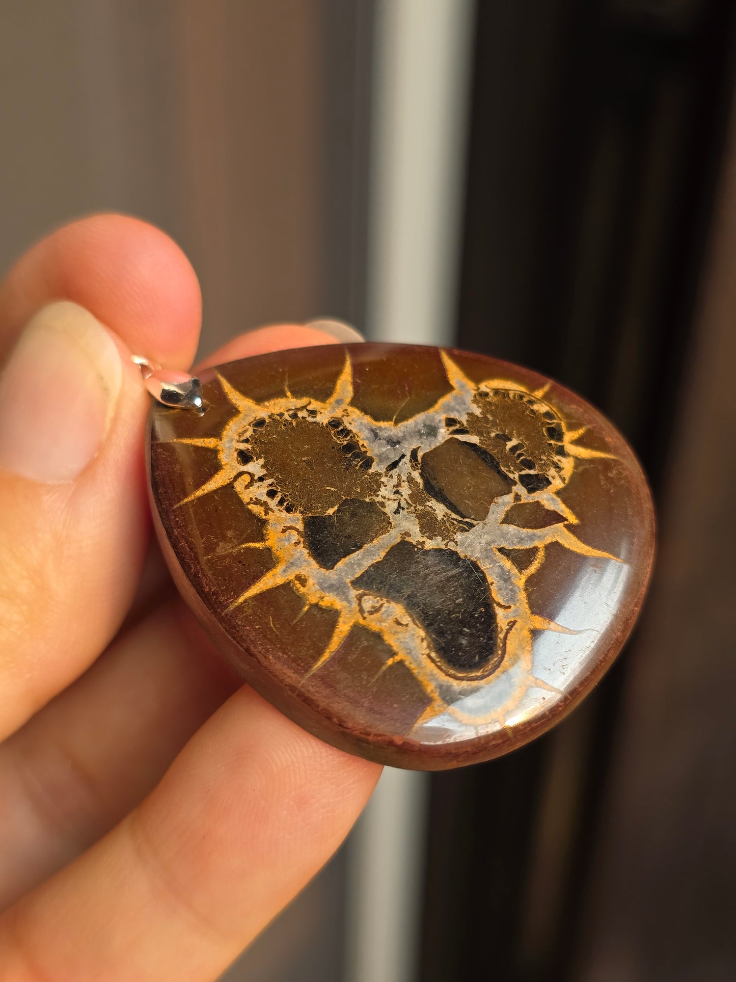 Pendentif Septaria sauvage n°3