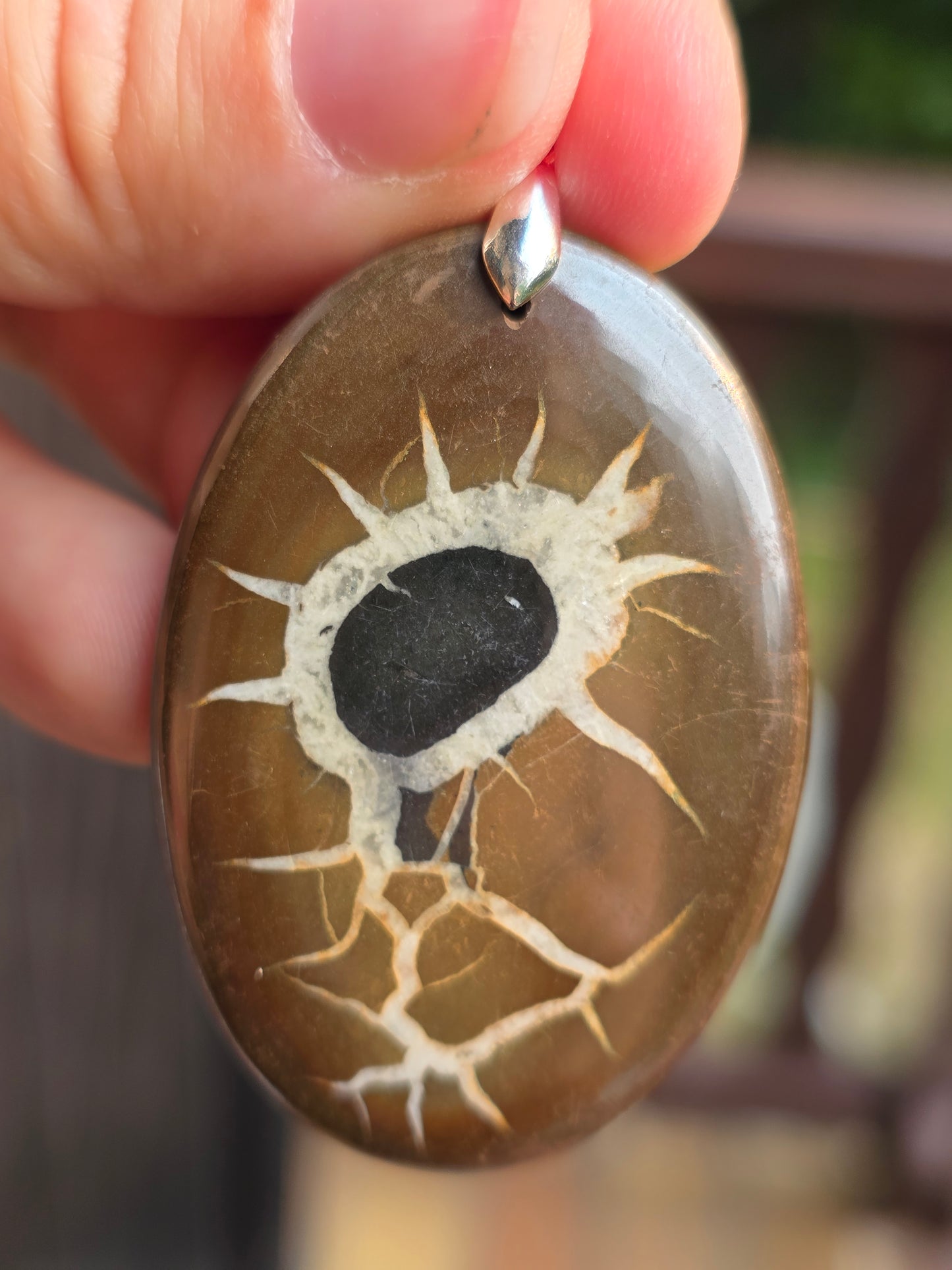 Pendentif Septaria sauvage n°4