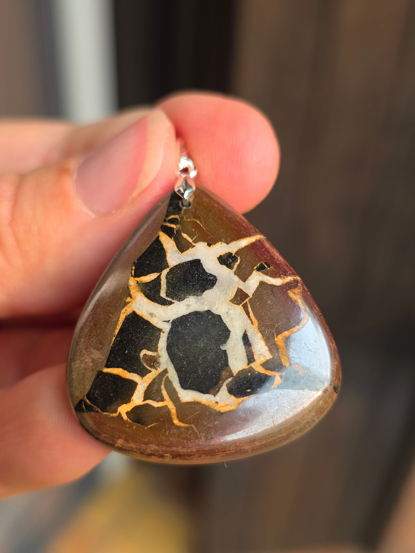Pendentif Septaria sauvage n°7