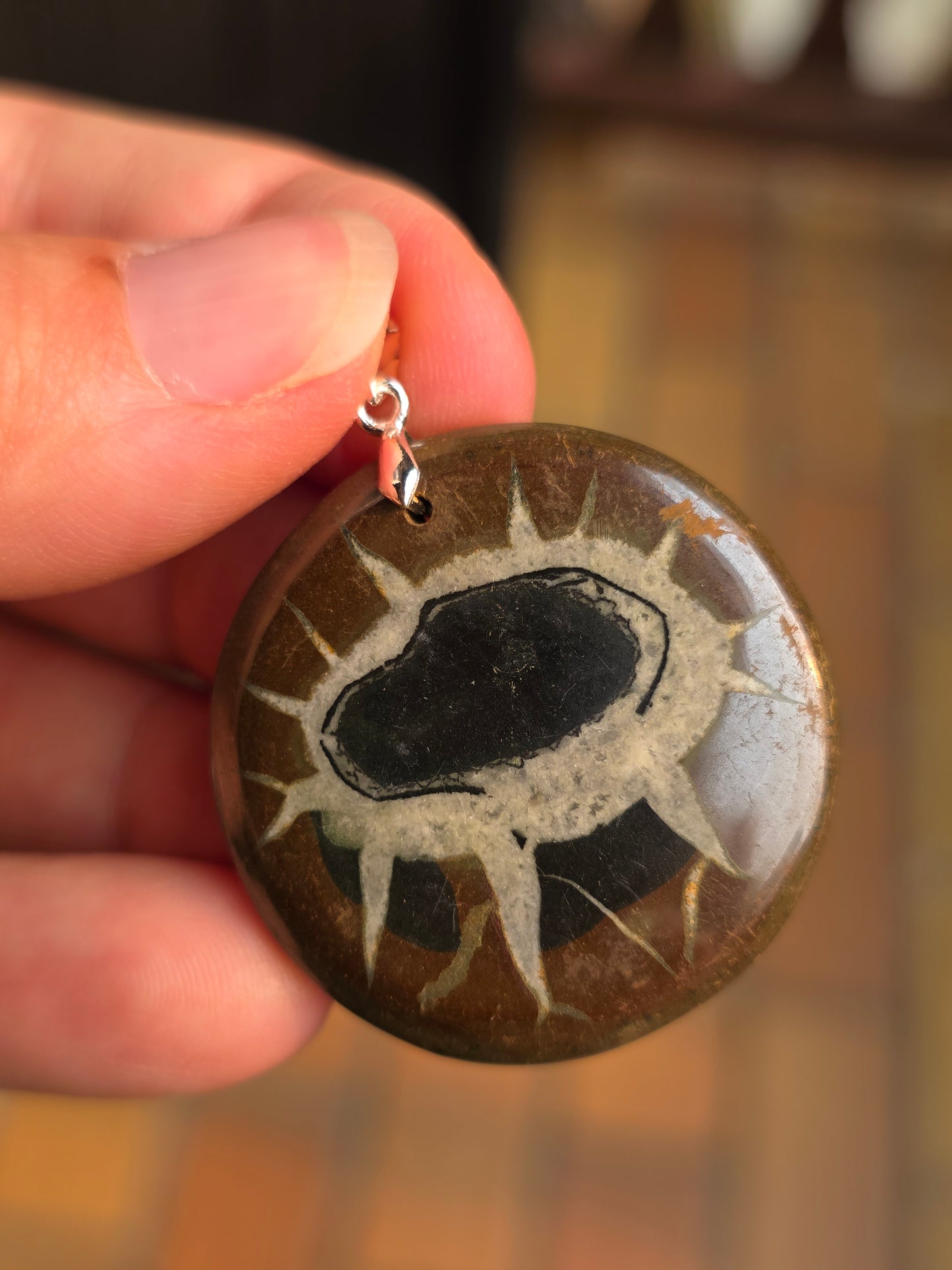 Pendentif Septaria sauvage n°9