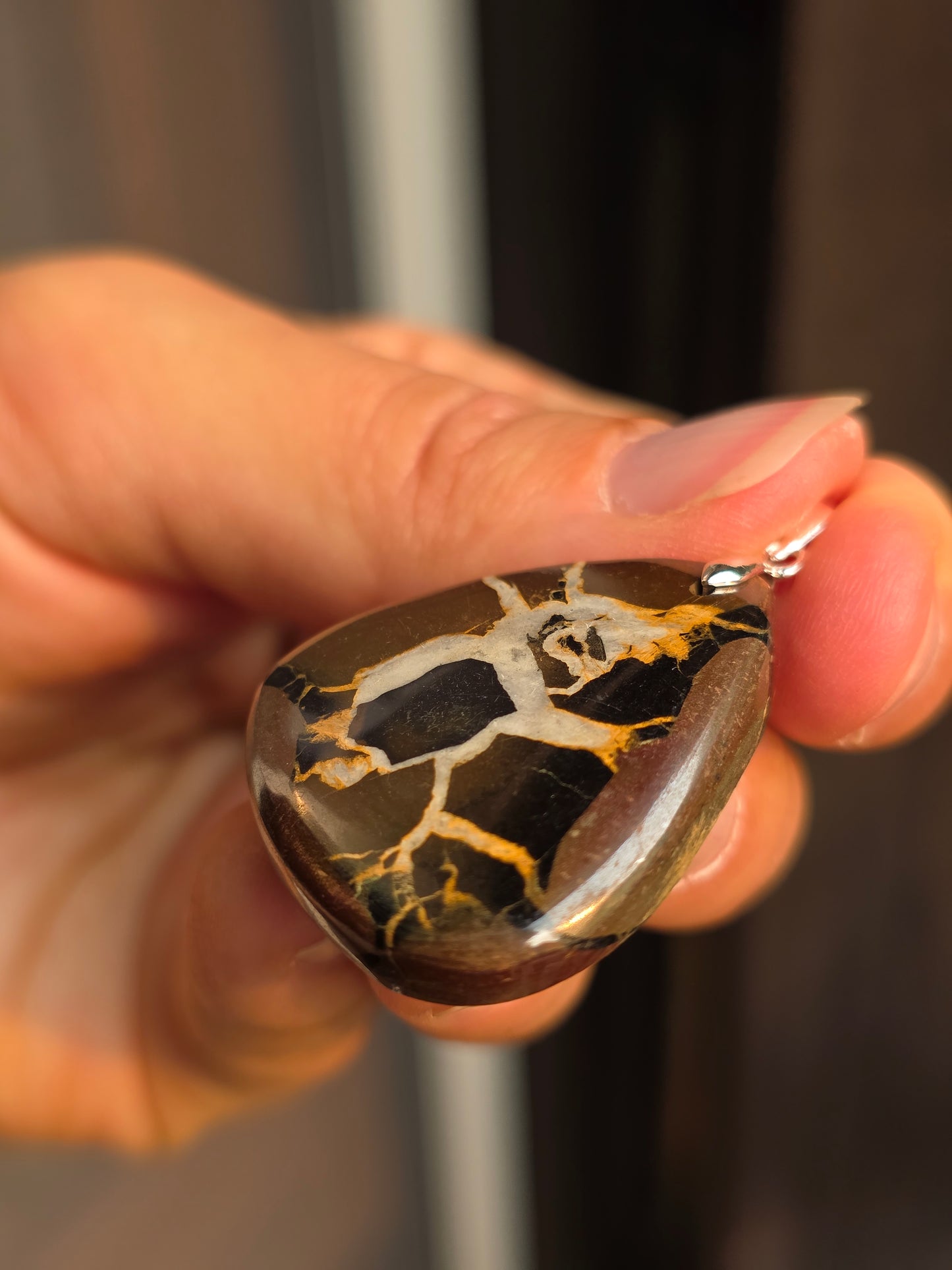Pendentif Septaria sauvage n°10