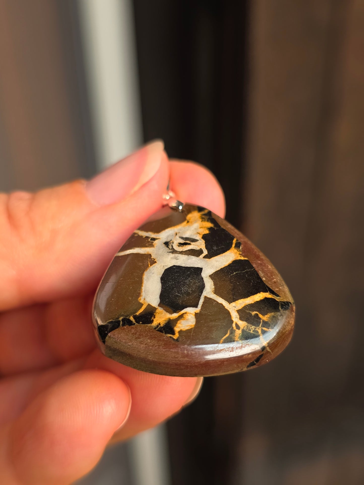 Pendentif Septaria sauvage n°10