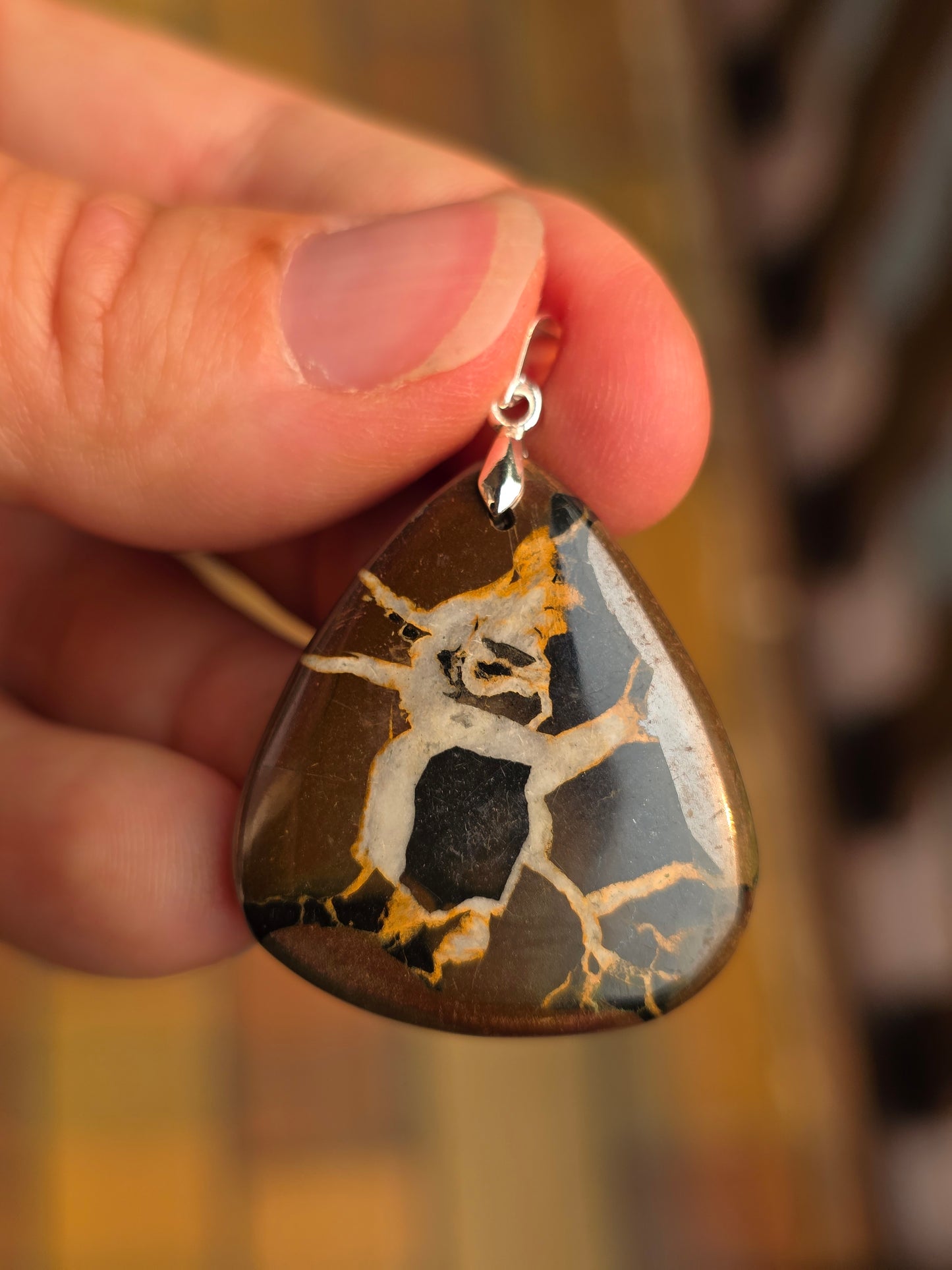 Pendentif Septaria sauvage n°10