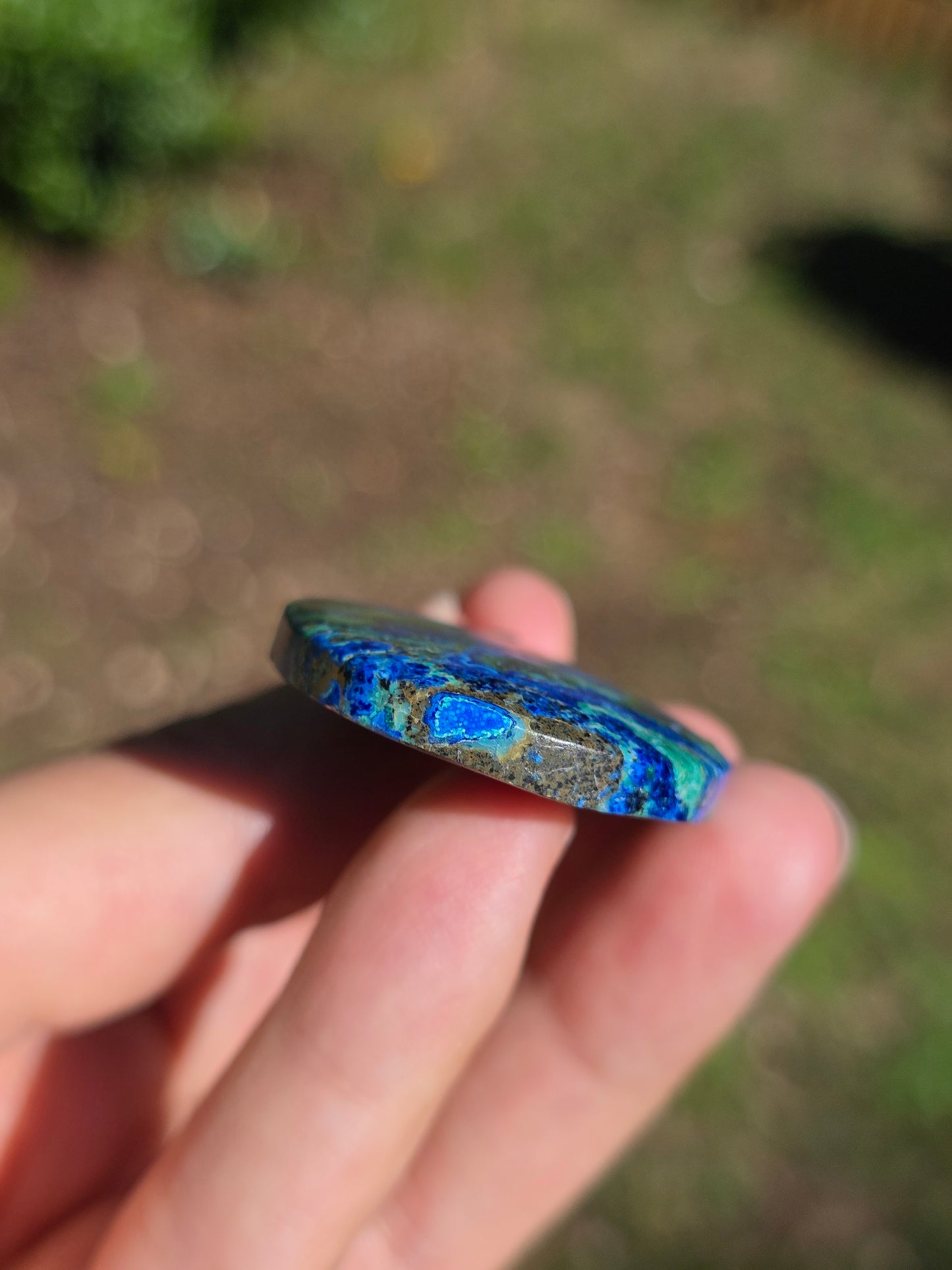 Pendentif Azurite Malachite n°1