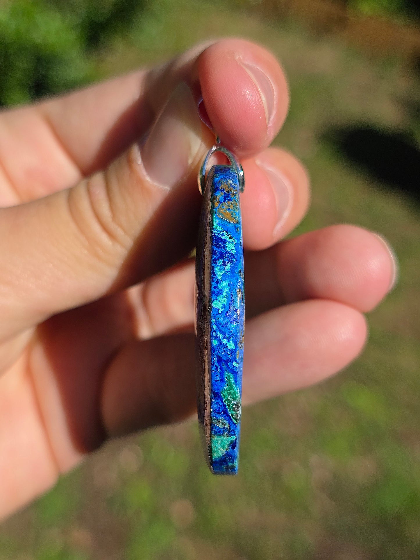 Pendentif Azurite Malachite n°1