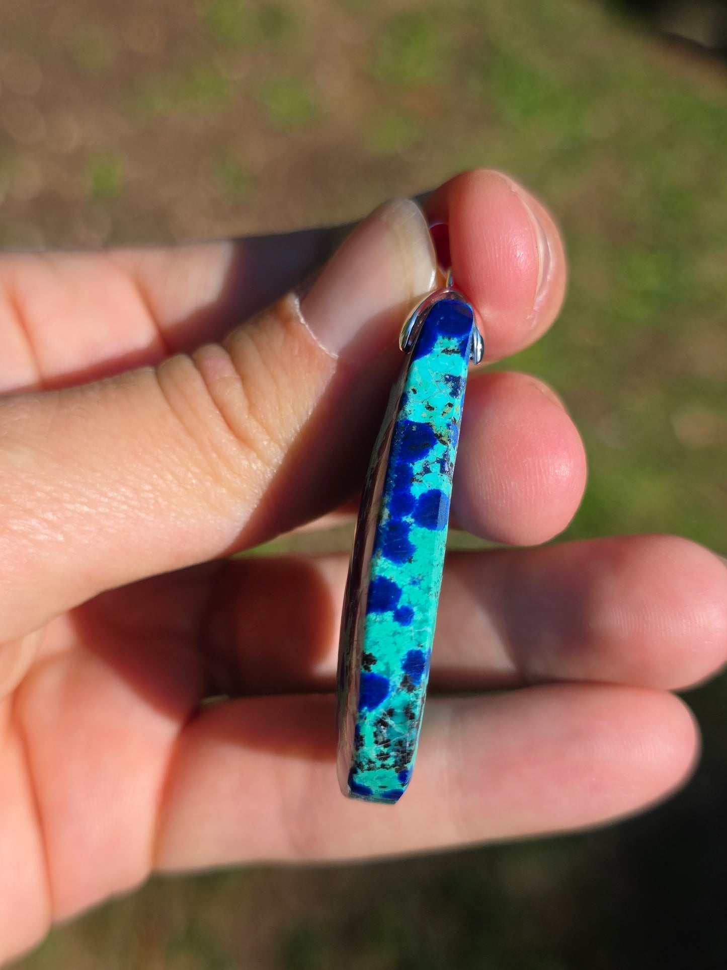 Pendentif Azurite Malachite n°2