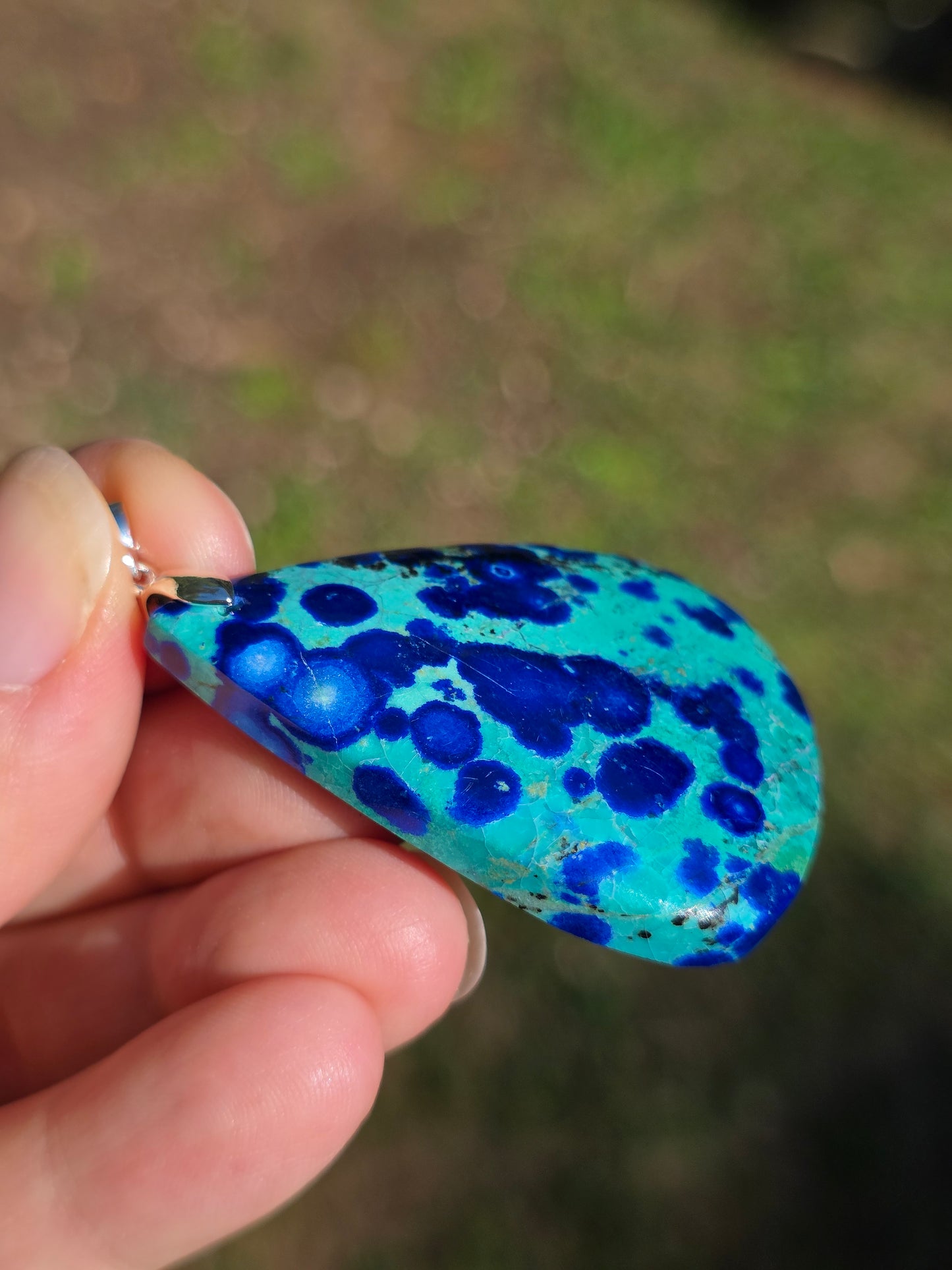 Pendentif Azurite Malachite n°2