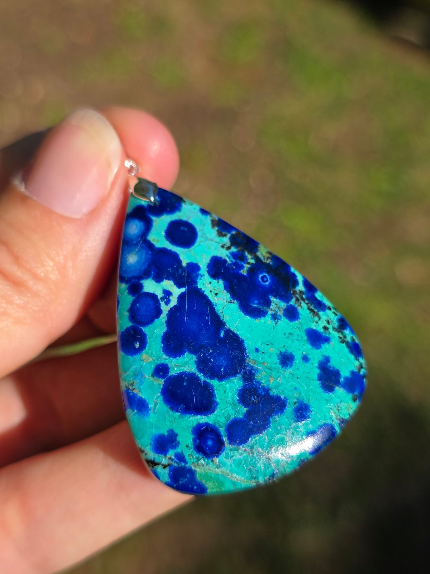 Pendentif Azurite Malachite n°2