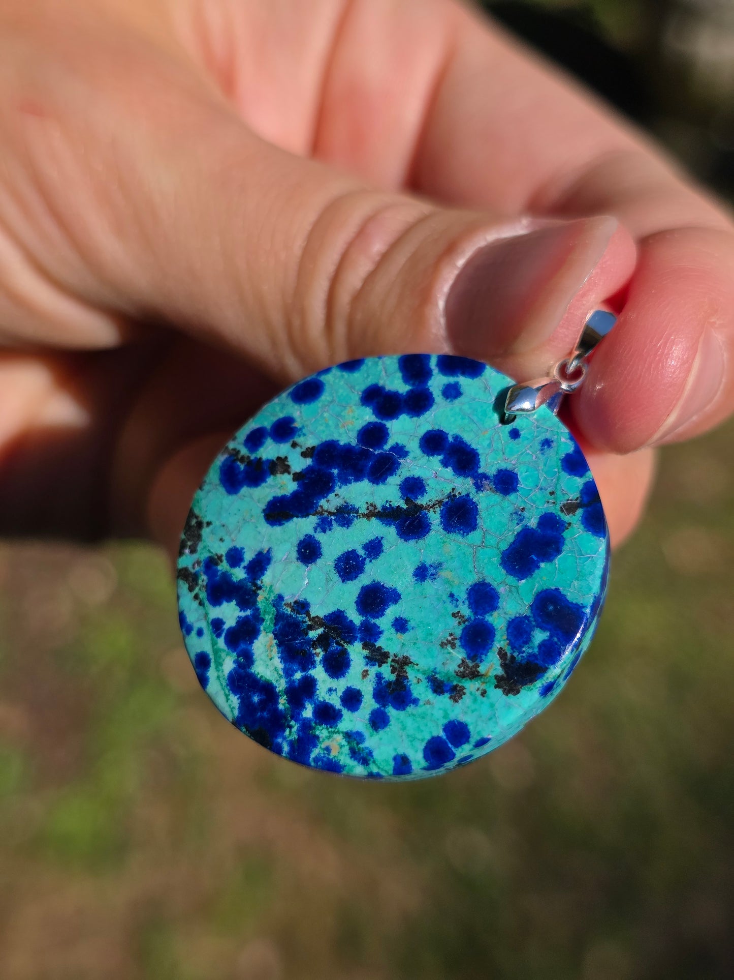 Pendentif Azurite Malachite n°3
