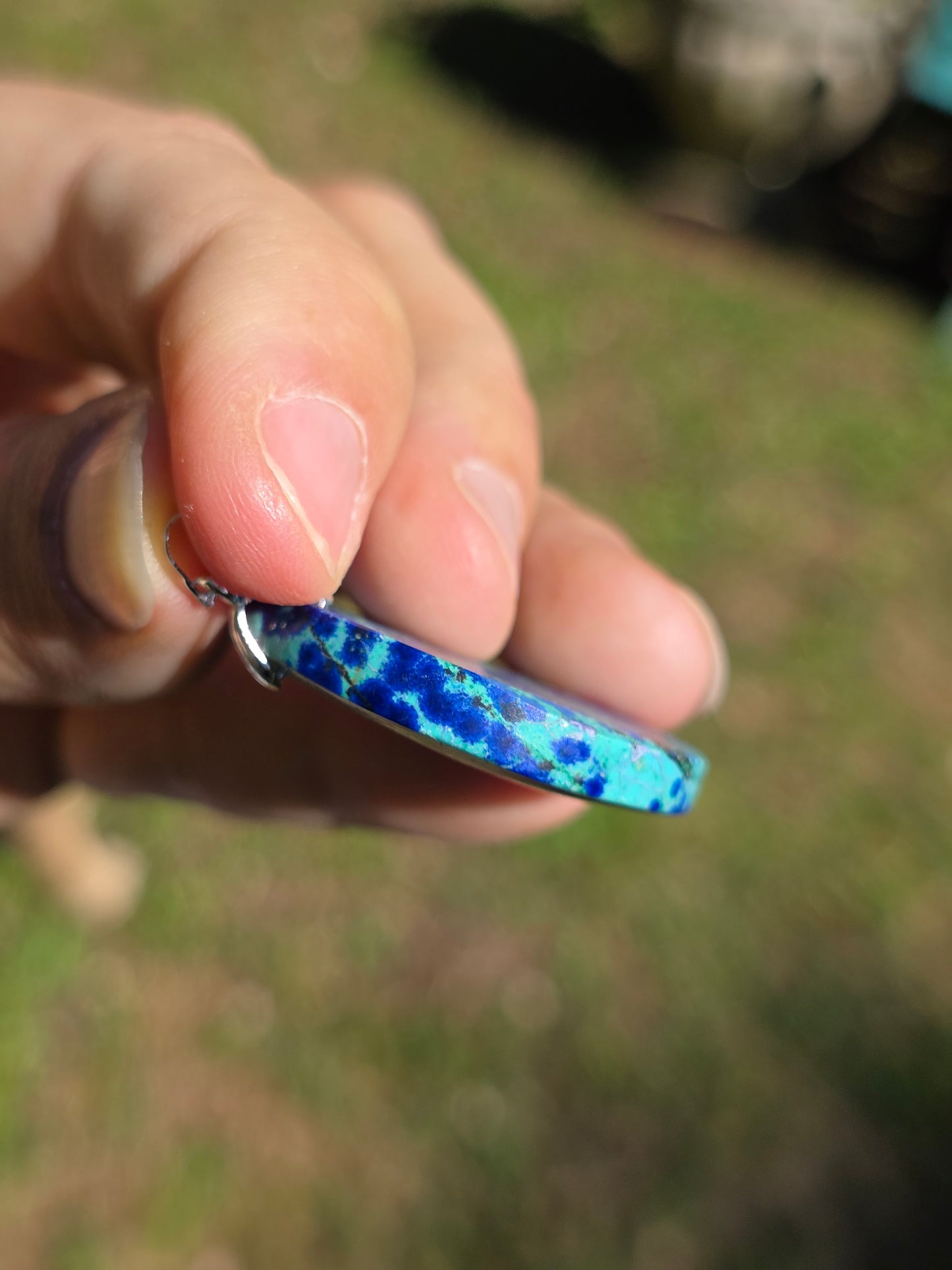 Pendentif Azurite Malachite n°3