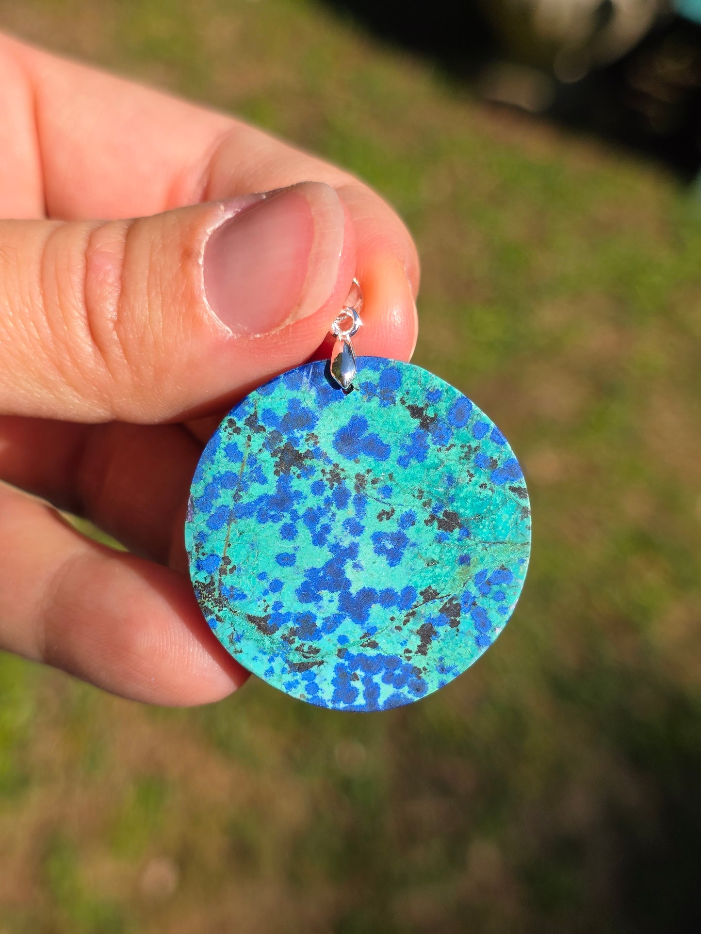 Pendentif Azurite Malachite n°3