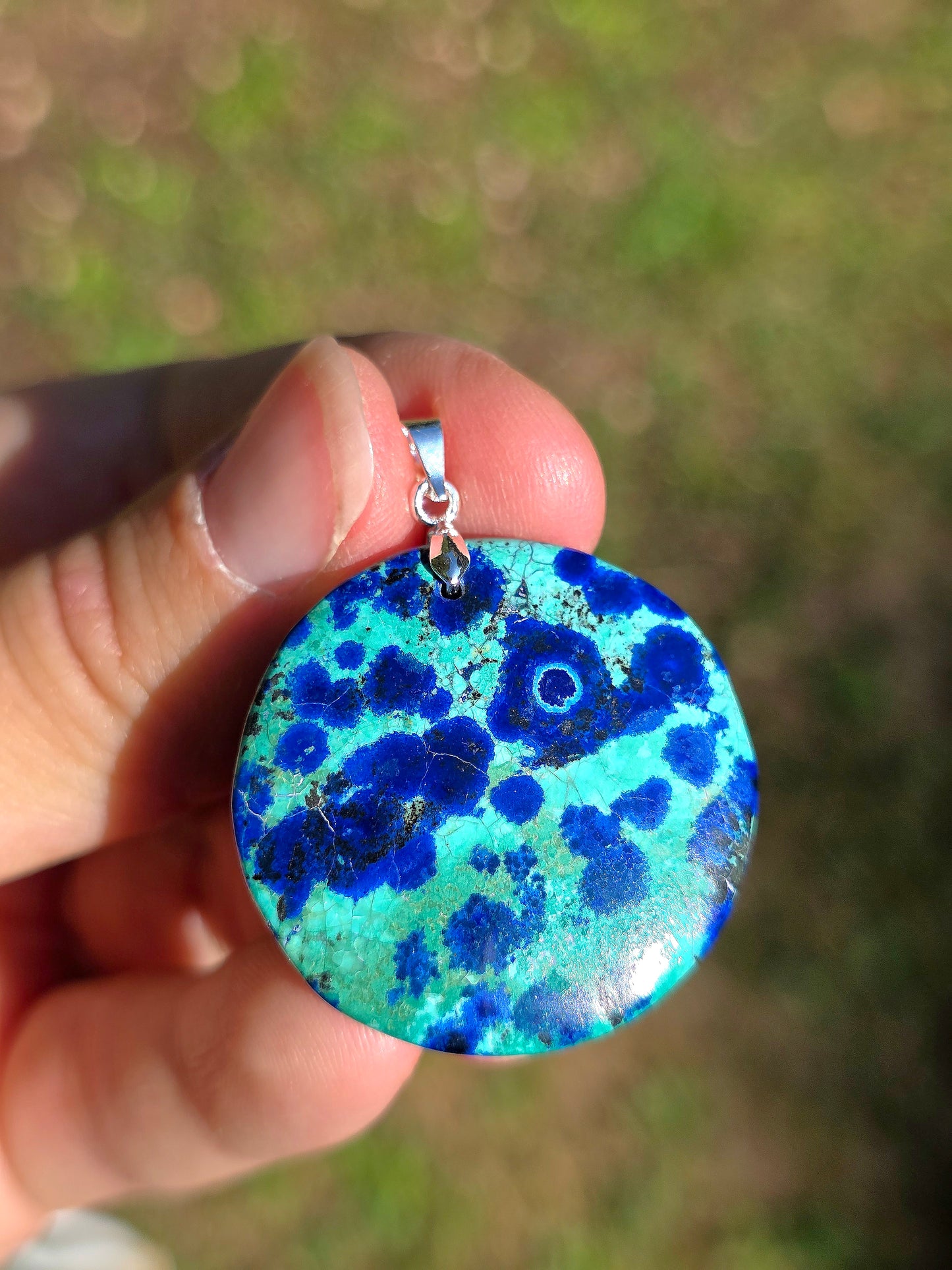 Pendentif Azurite Malachite n°5