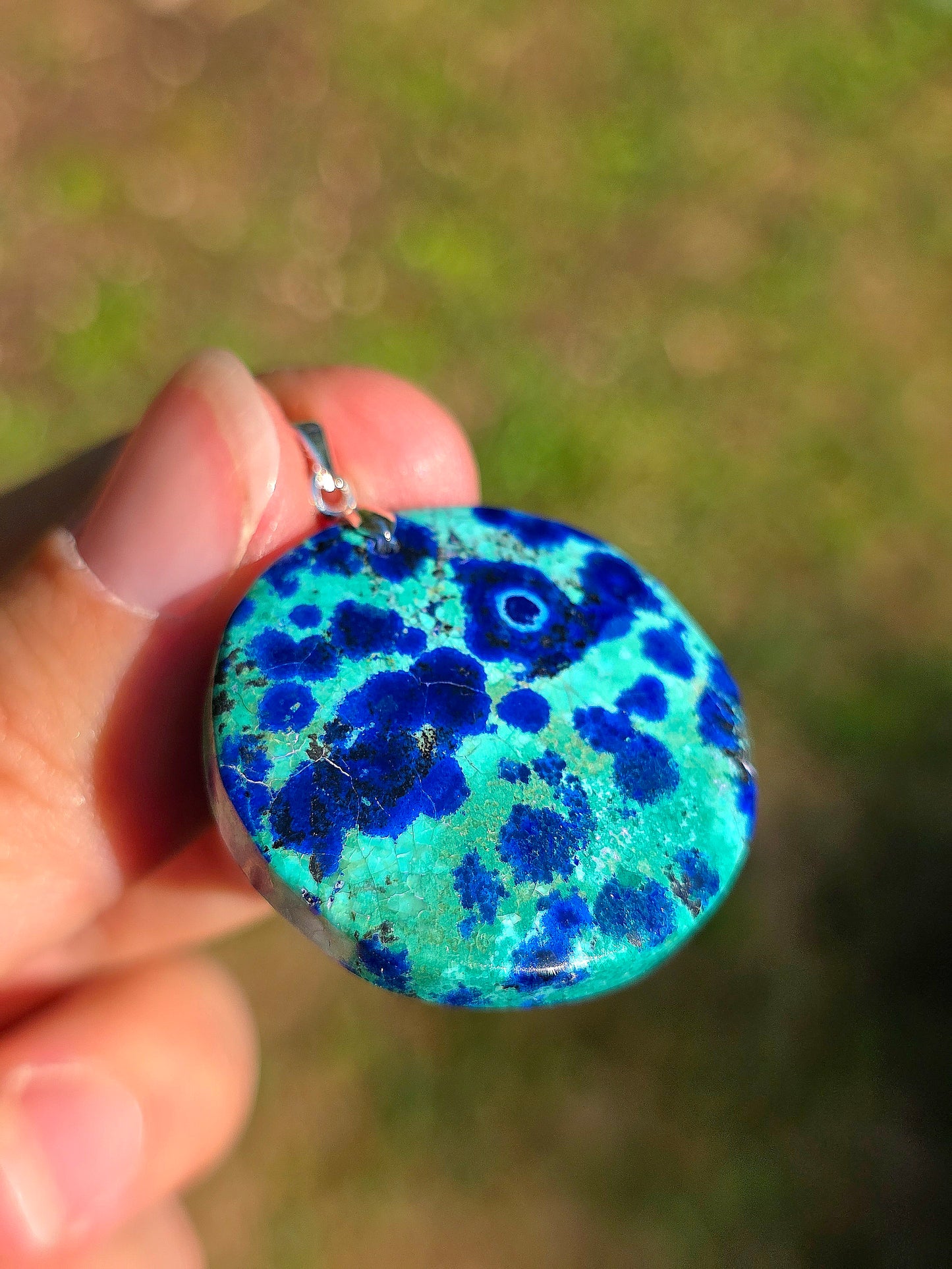 Pendentif Azurite Malachite n°5