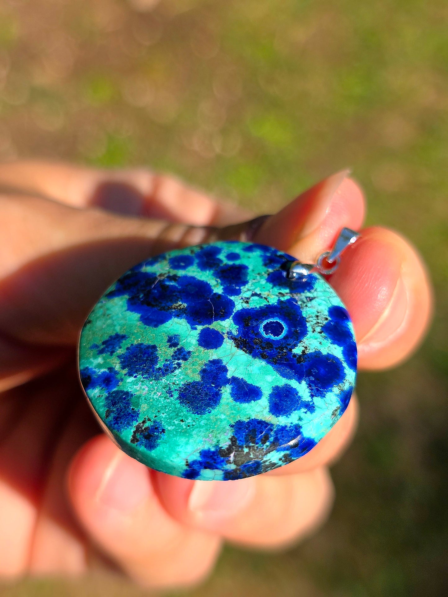 Pendentif Azurite Malachite n°5