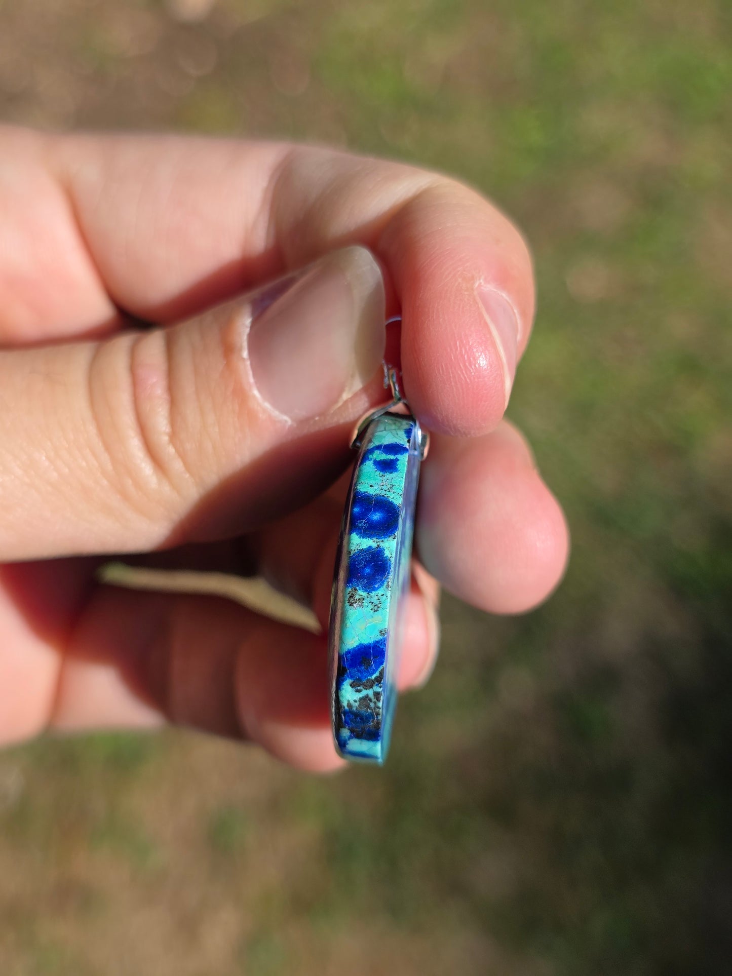 Pendentif Azurite Malachite n°5