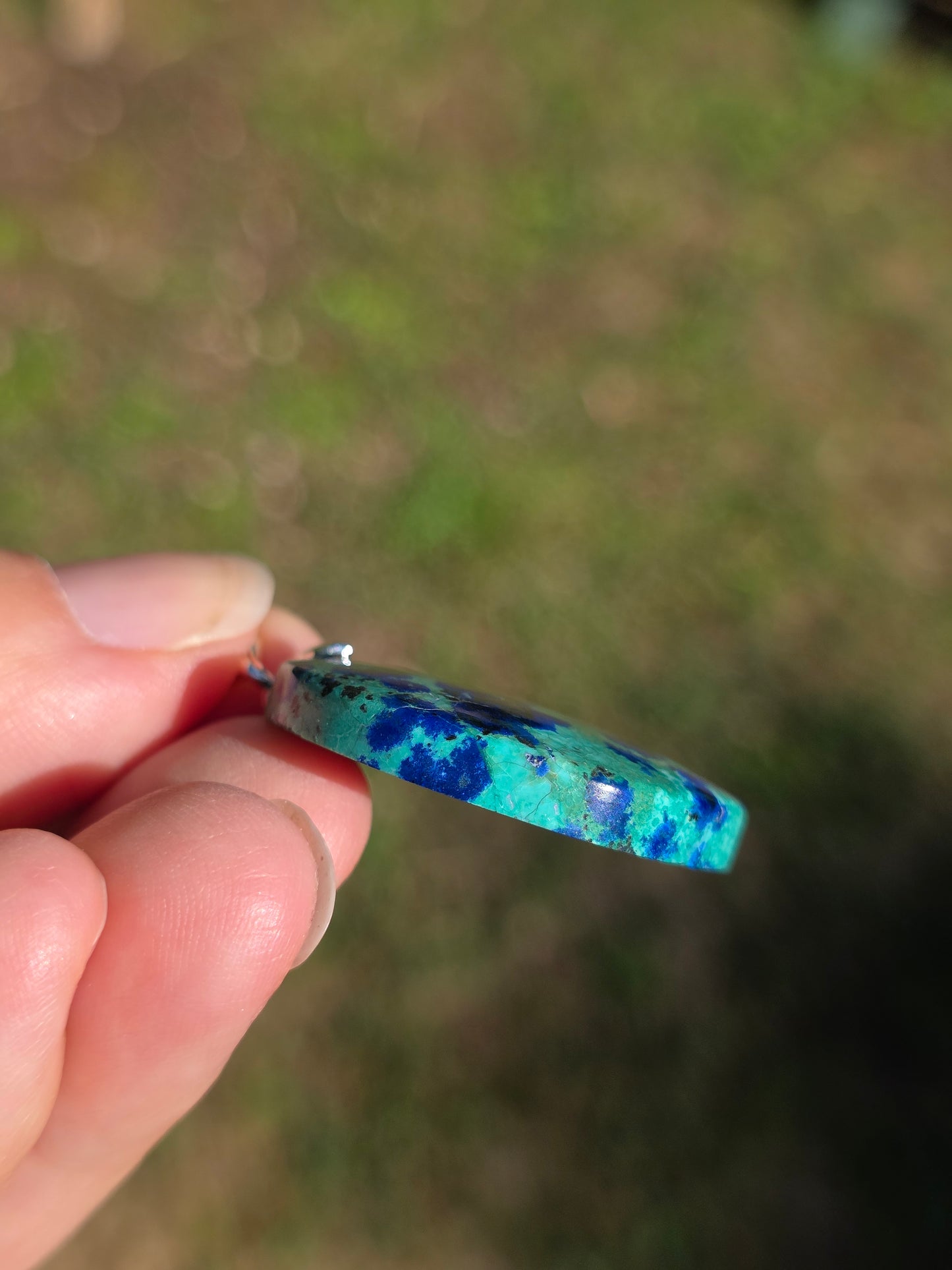 Pendentif Azurite Malachite n°5