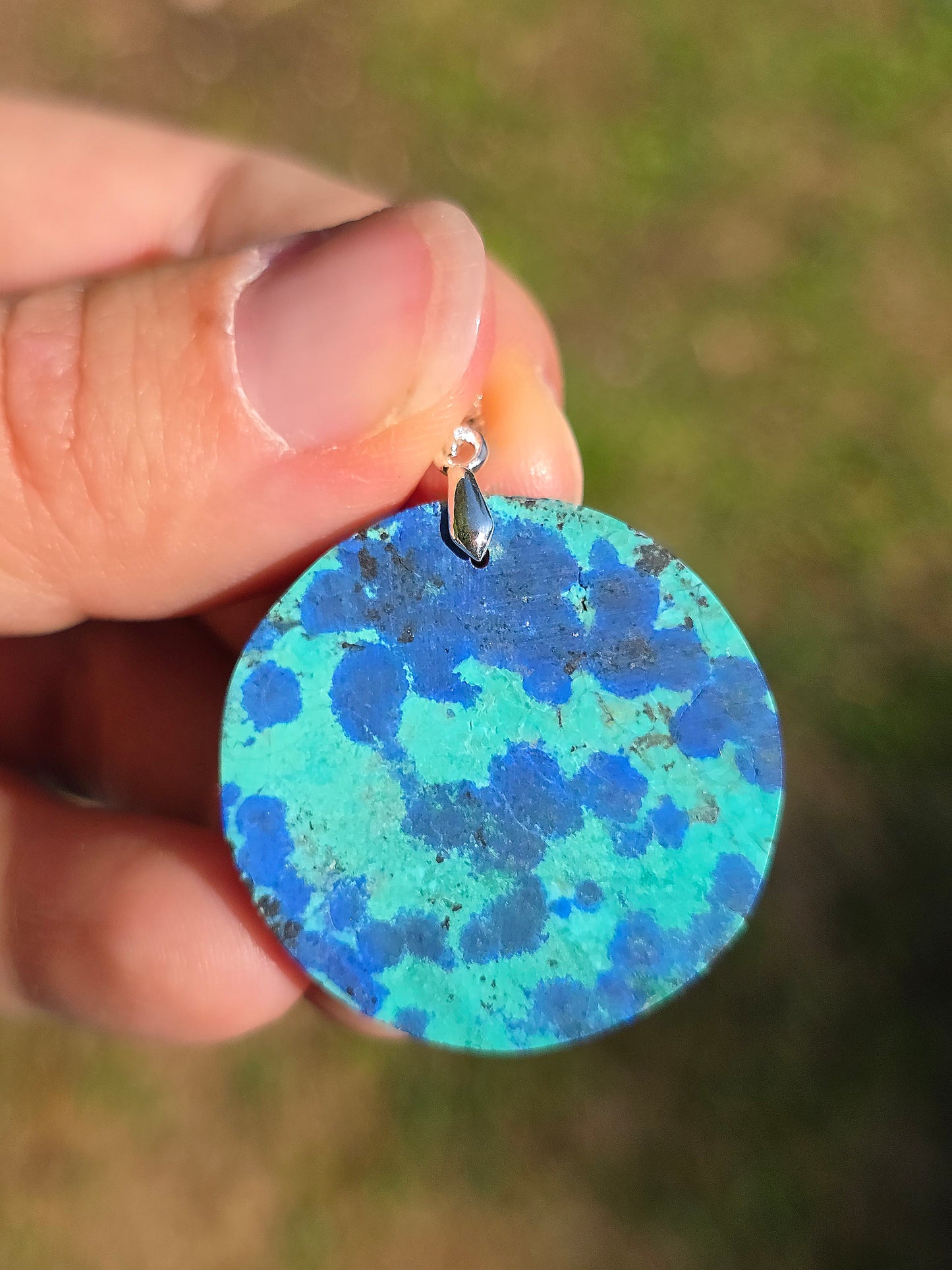 Pendentif Azurite Malachite n°5