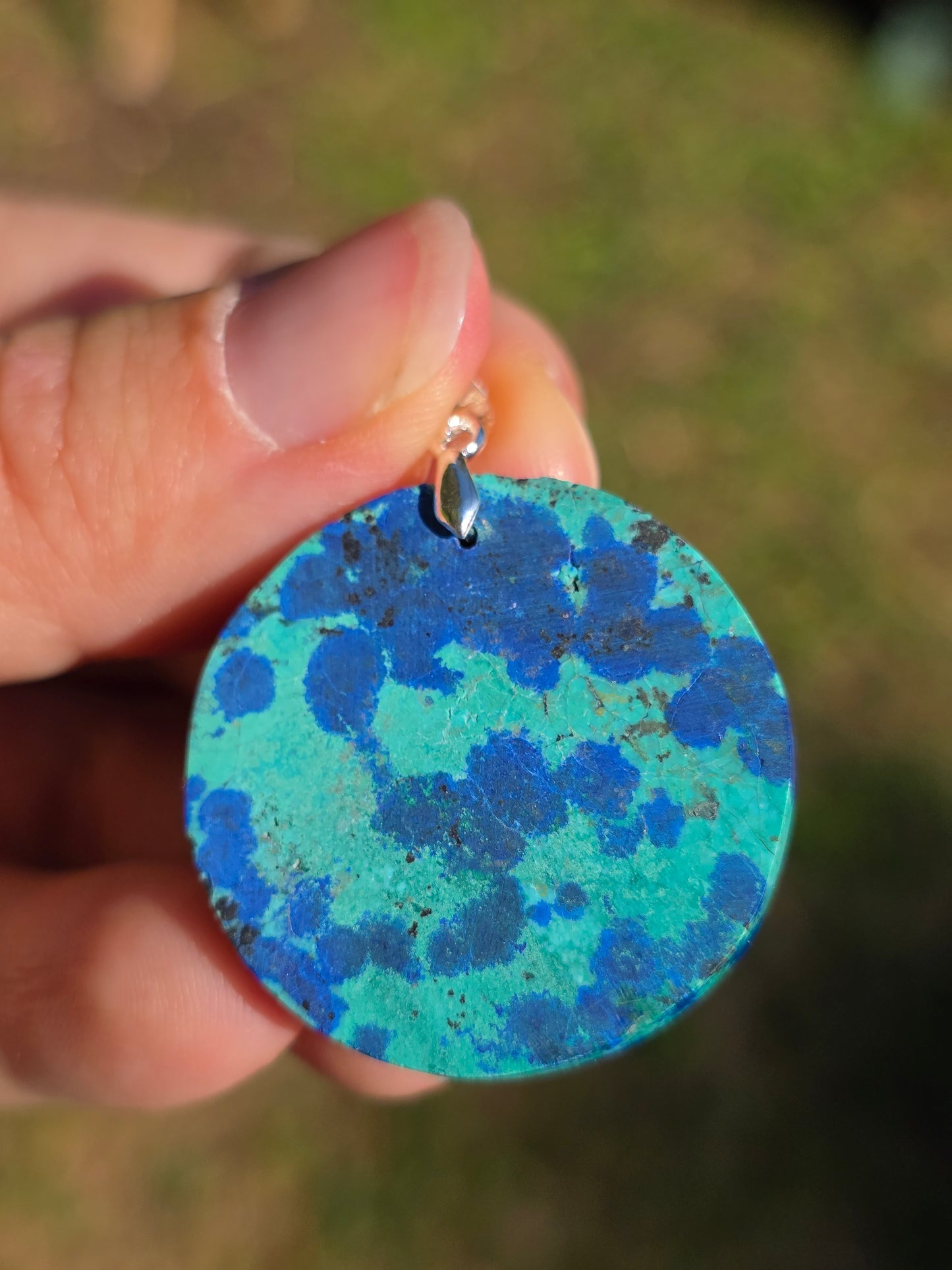 Pendentif Azurite Malachite n°5