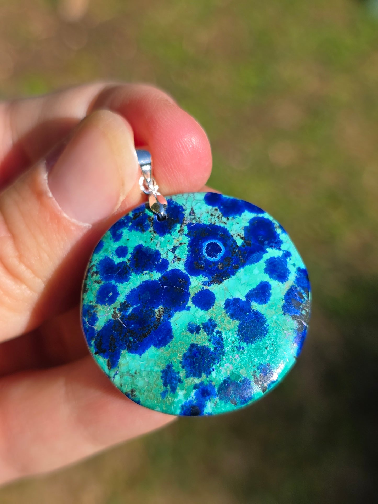 Pendentif Azurite Malachite n°5