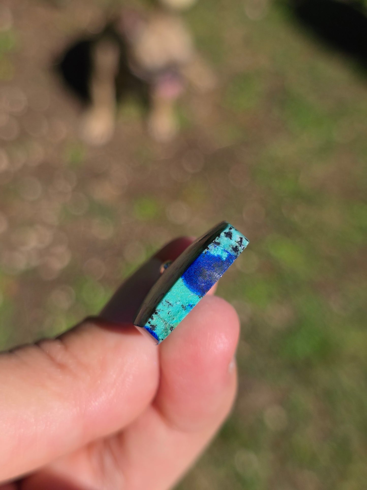 Pendentif Azurite Malachite n°8