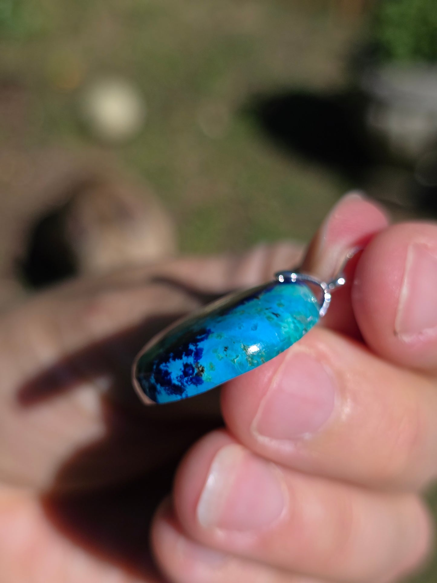 Pendentif Azurite Malachite n°9