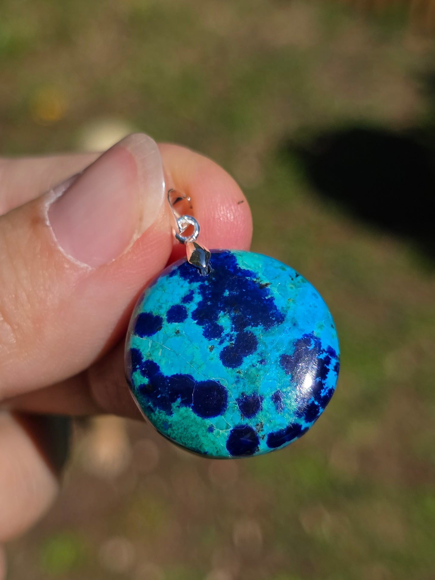 Pendentif Azurite Malachite n°9