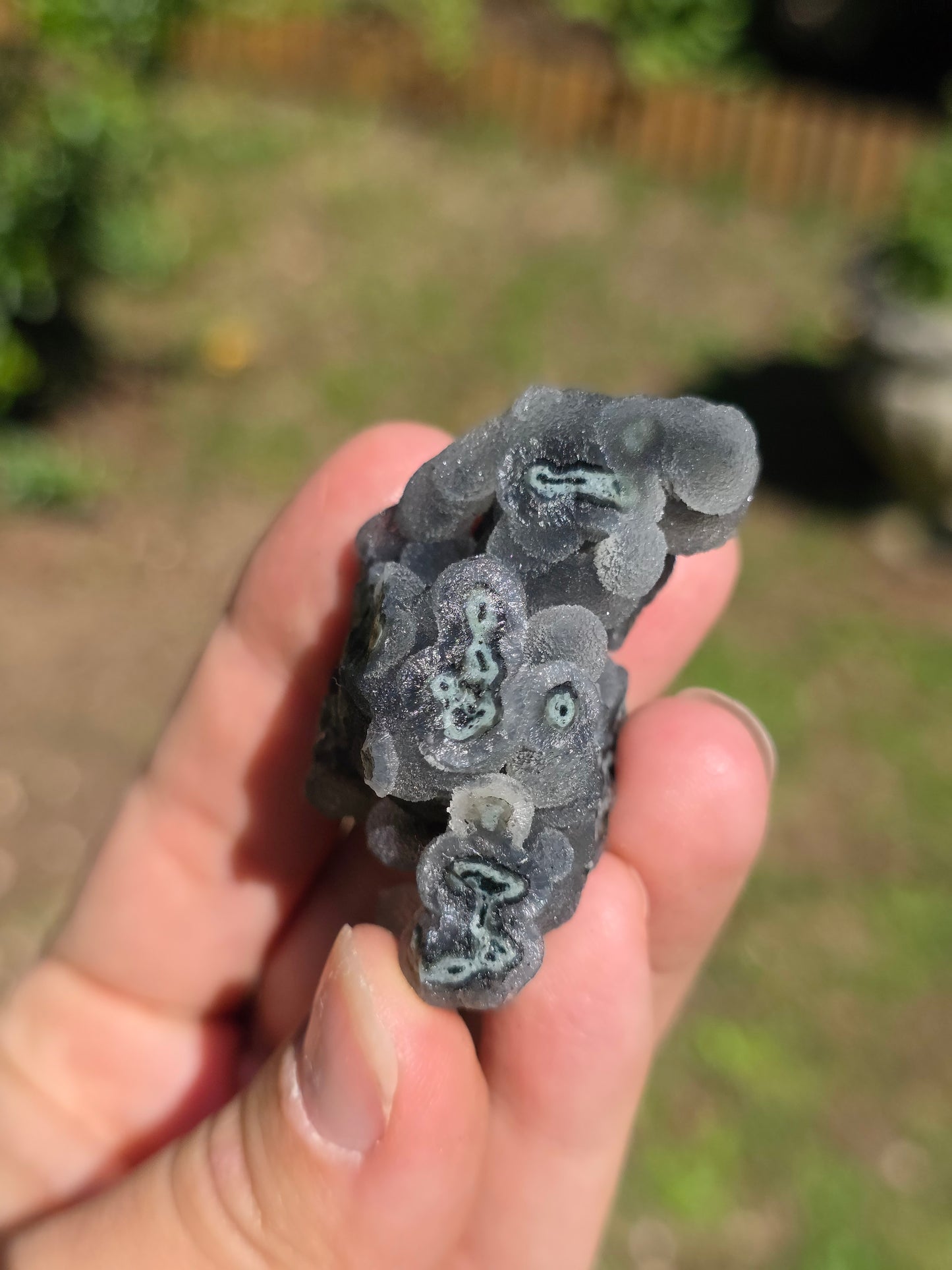 Calcédoine d'Inde avec heulandite rouge n°25