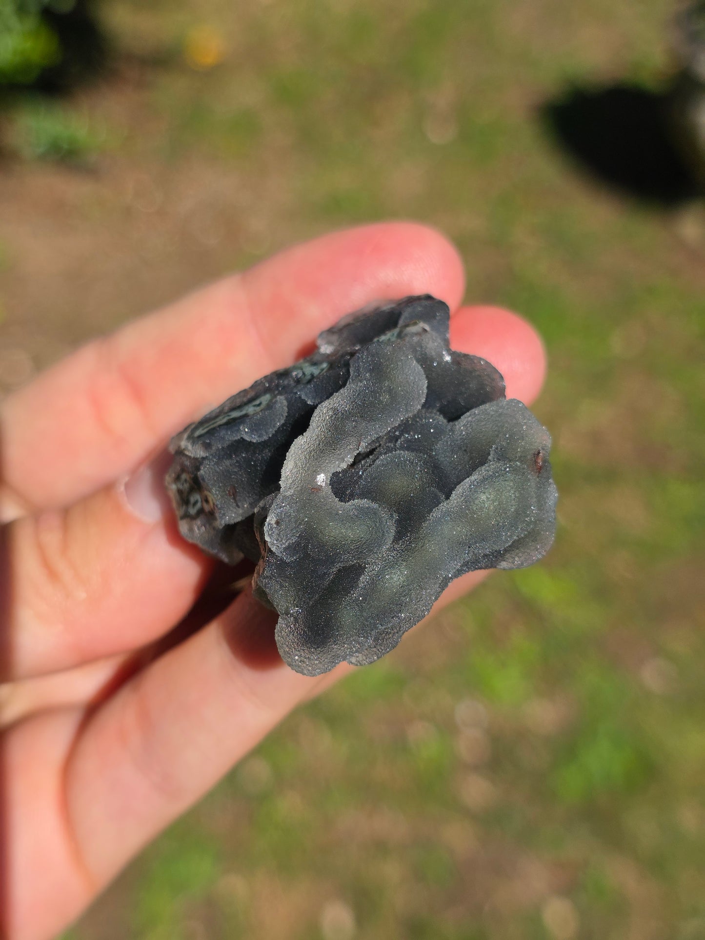 Calcédoine d'Inde avec heulandite rouge n°25