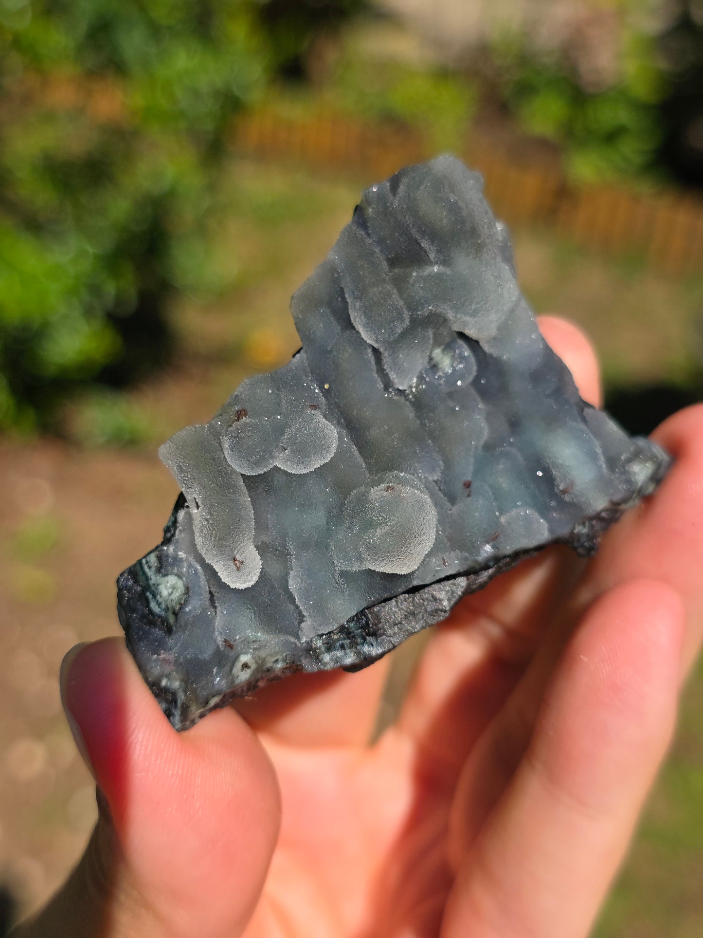 Calcédoine d'Inde avec heulandite rouge n°26