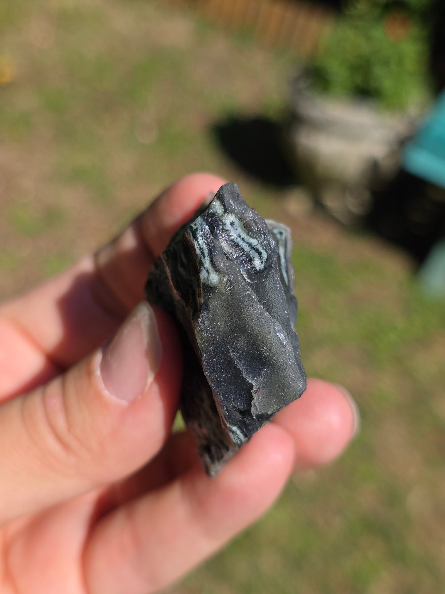 Calcédoine d'Inde avec heulandite rouge n°27