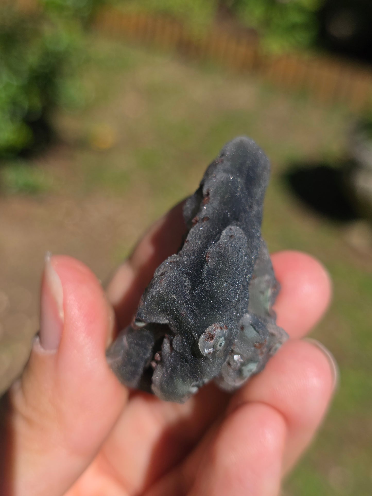 Calcédoine d'Inde avec heulandite rouge n°29