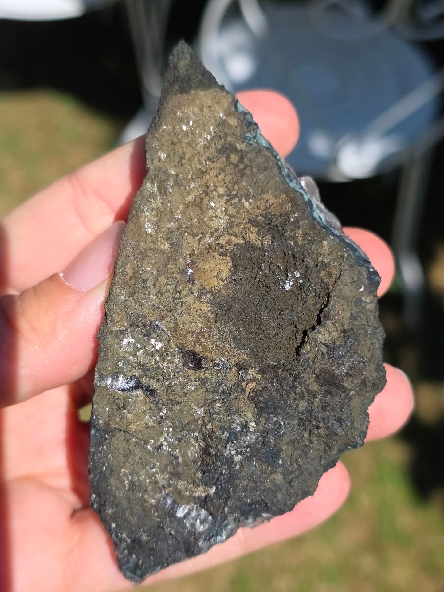 Calcédoine d'Inde avec Heulandite rouge n°46